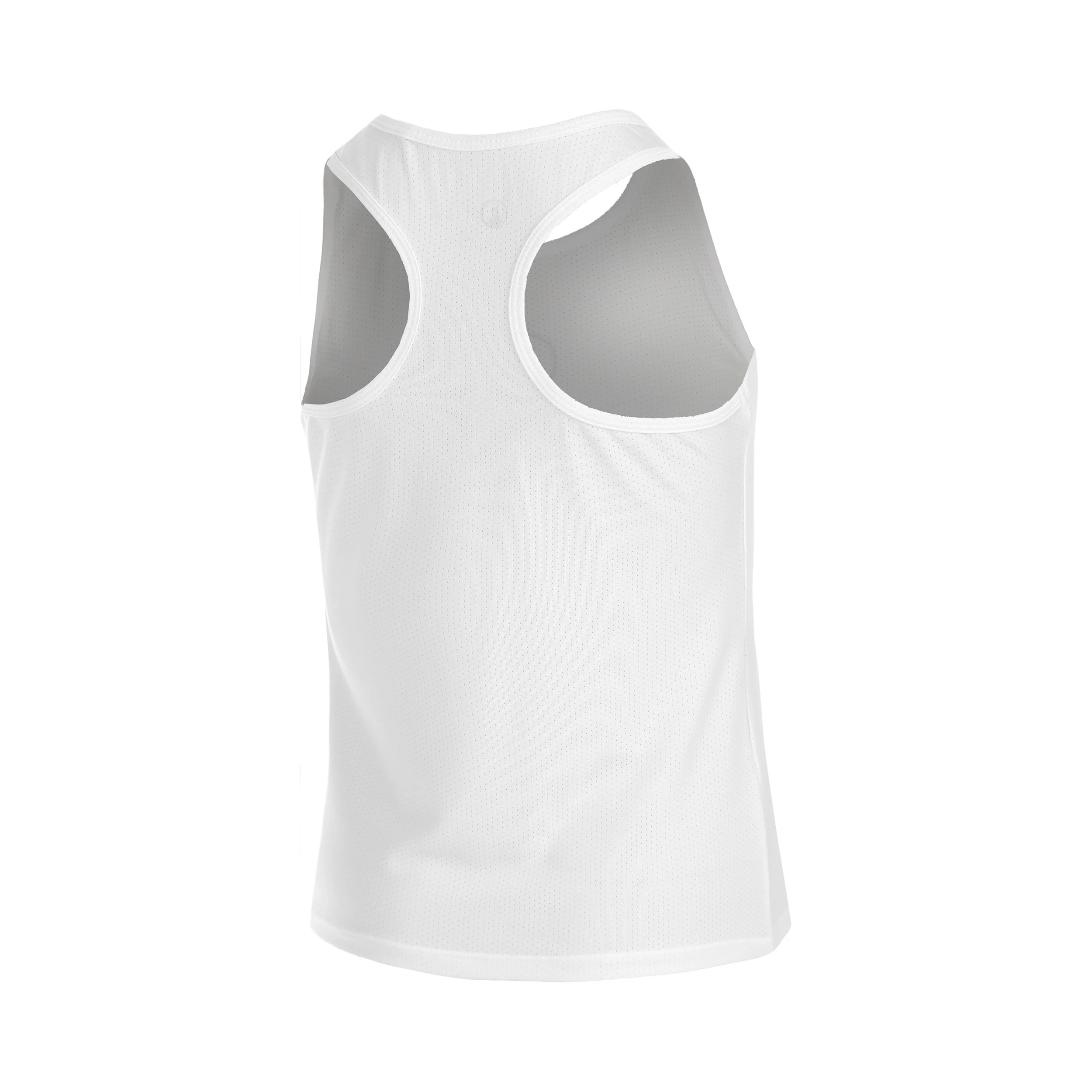 Racerback Tank-Top Mädchen-Weiß,Dunkelblau - Image 2