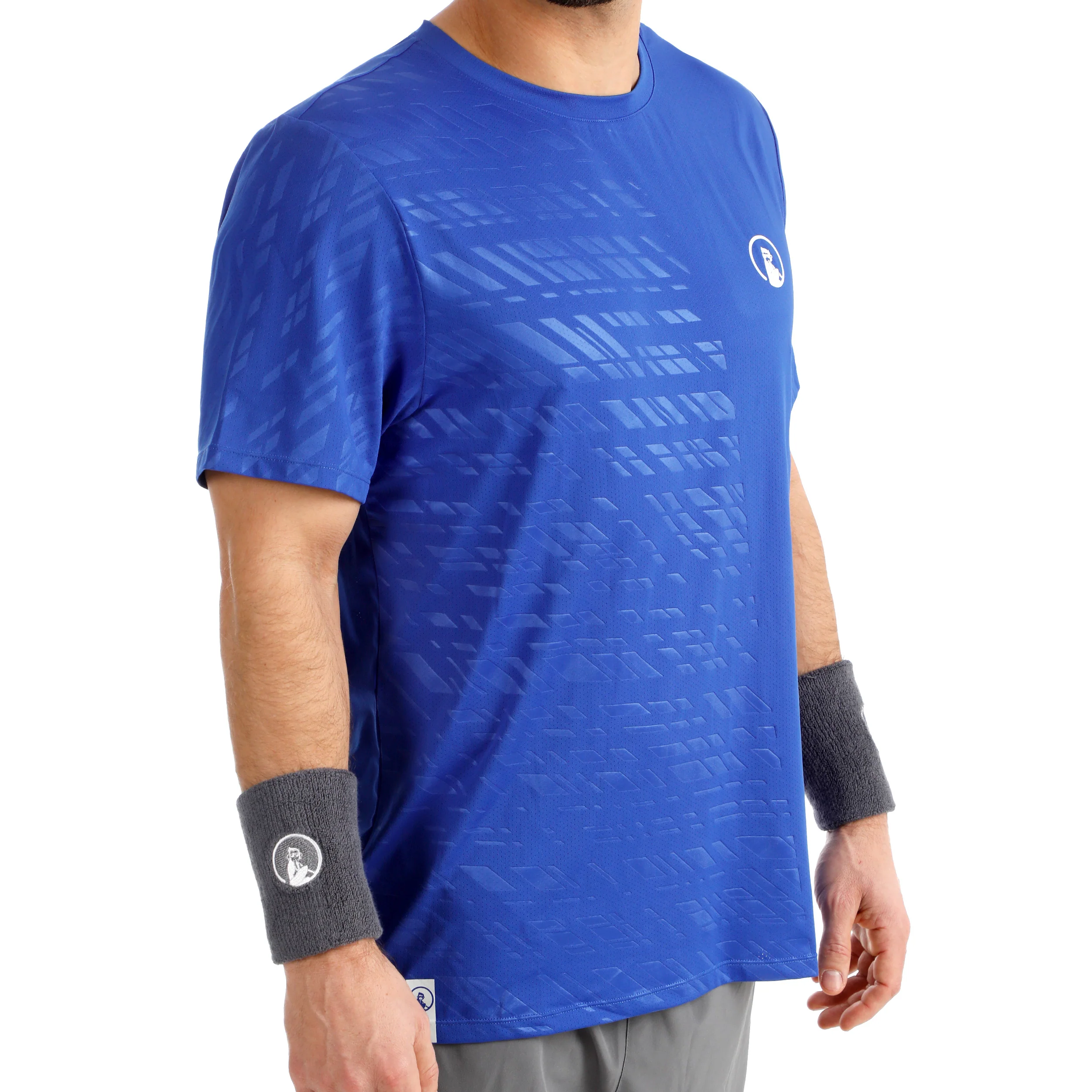 Receiver Embossed T-Shirt Herren - blau, weiß - Image 10