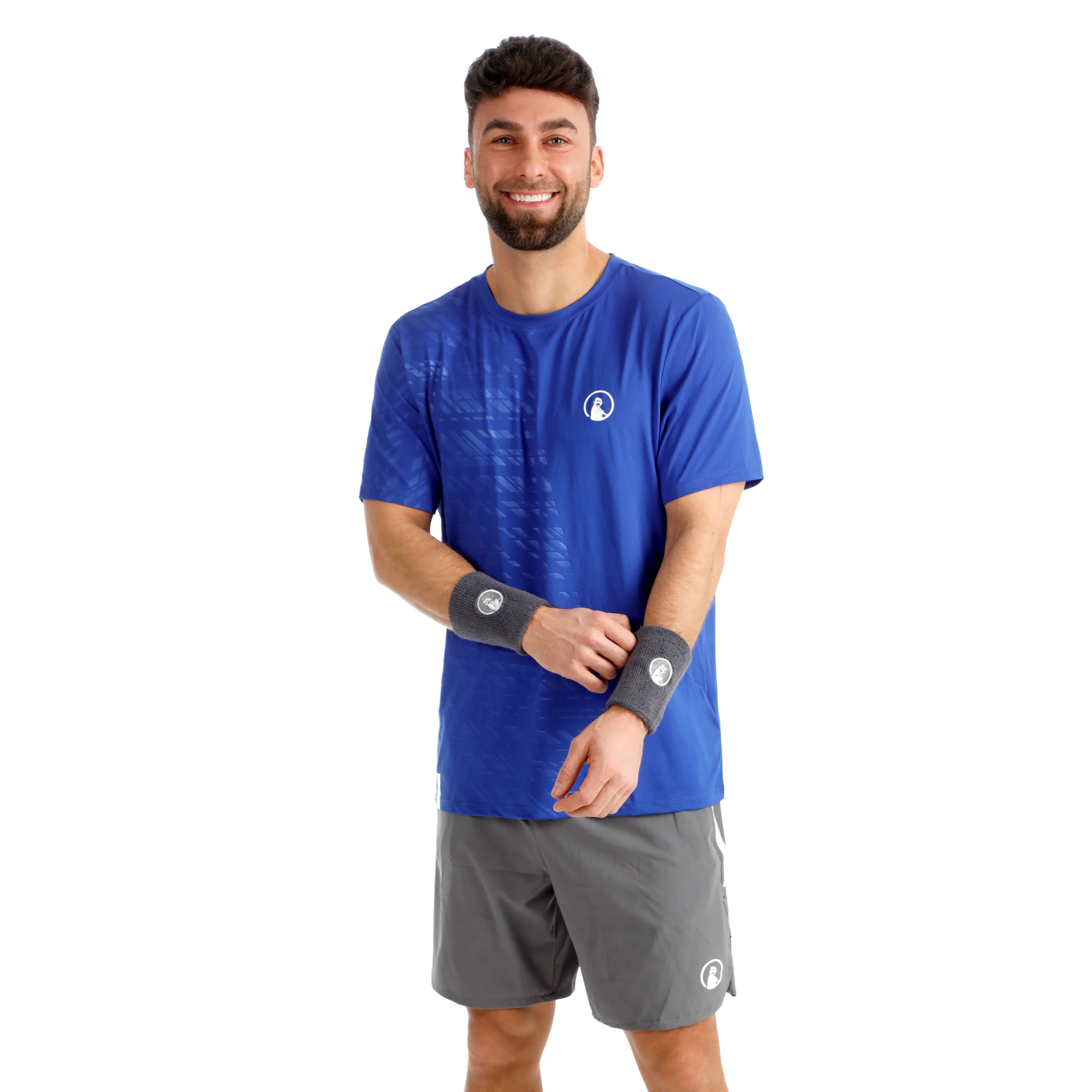 Receiver Embossed T-Shirt Herren - blau, weiß - Image 6