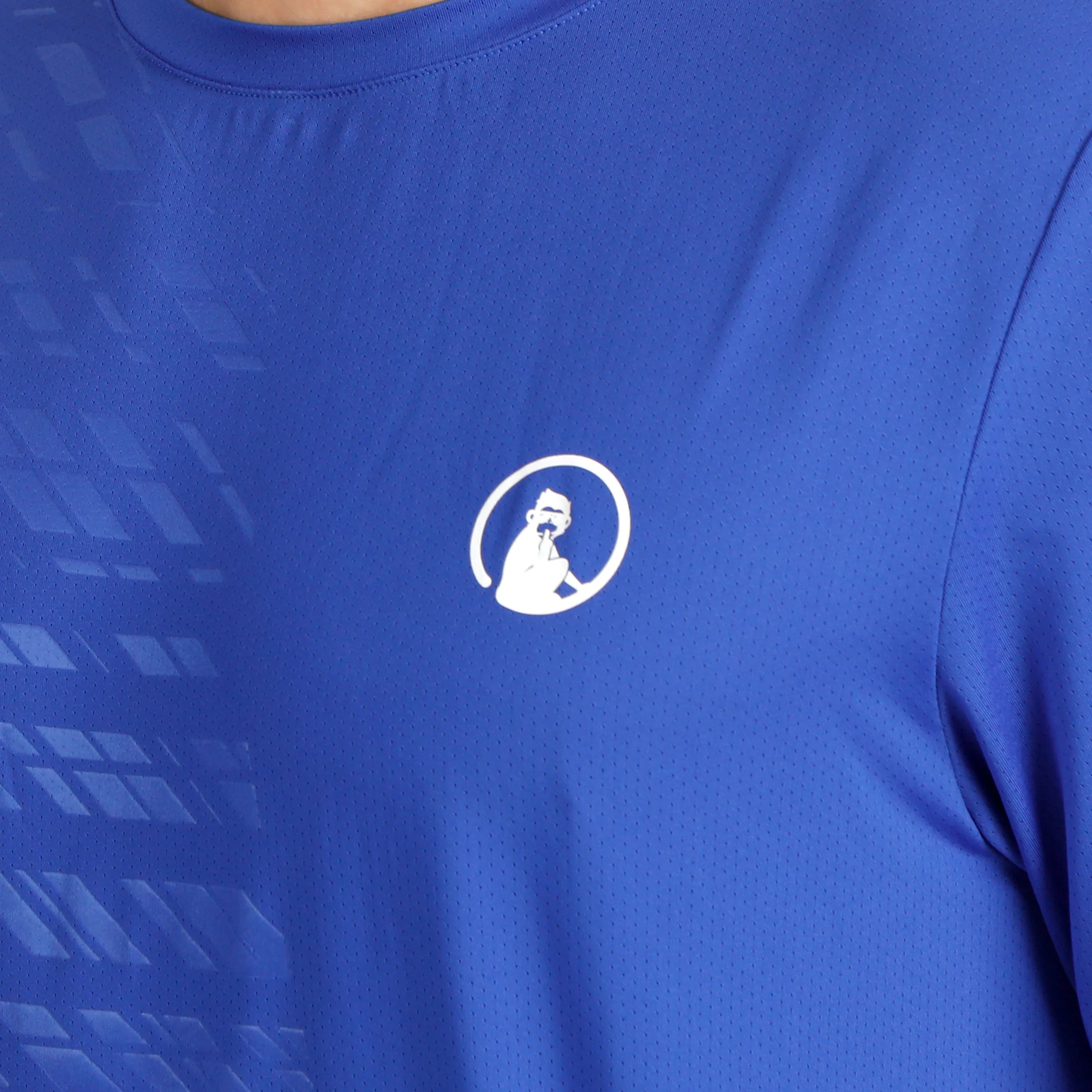 Receiver Embossed T-Shirt Herren - blau, weiß - Image 8