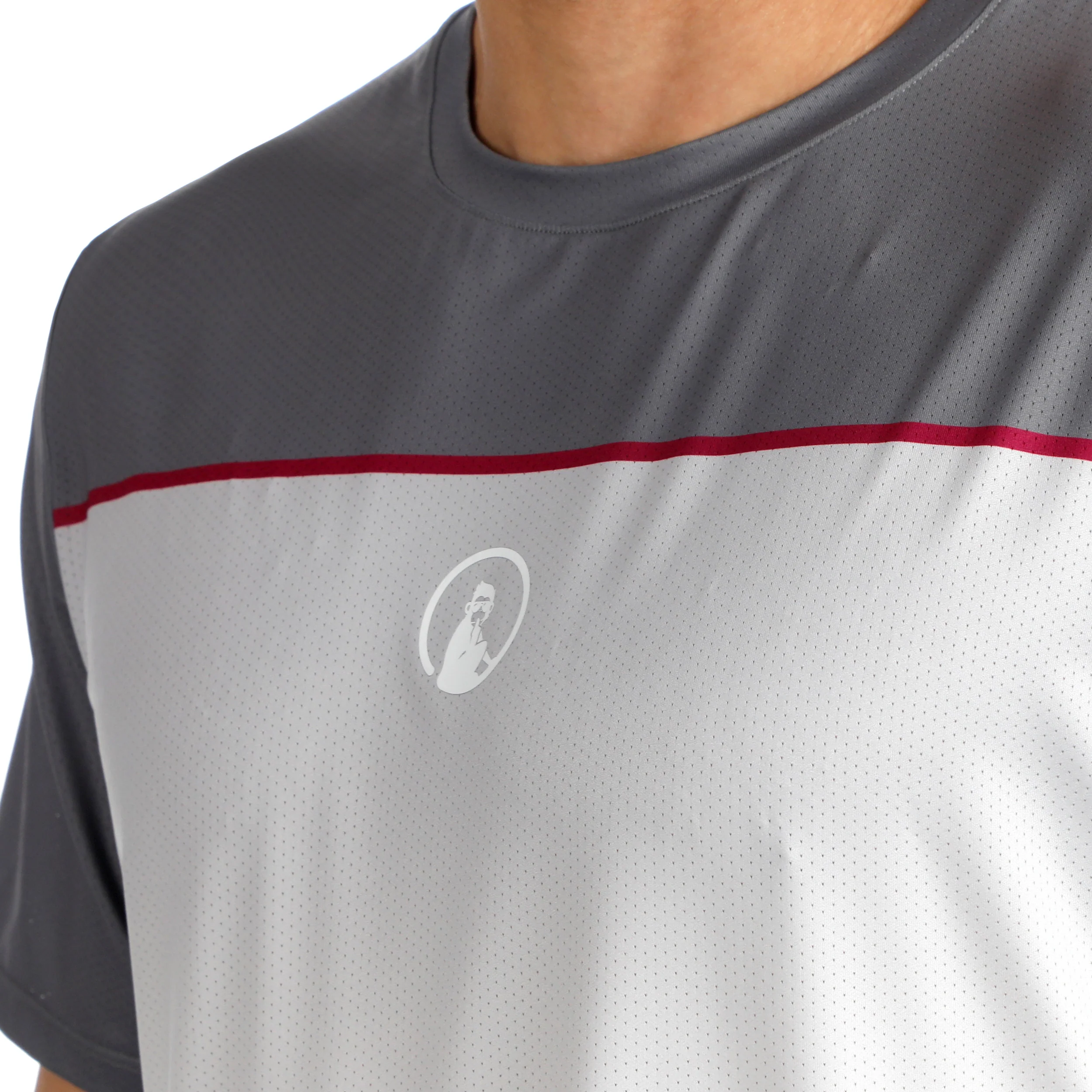 Receiver Faded T-Shirt Herren - grau, weiß - Image 7
