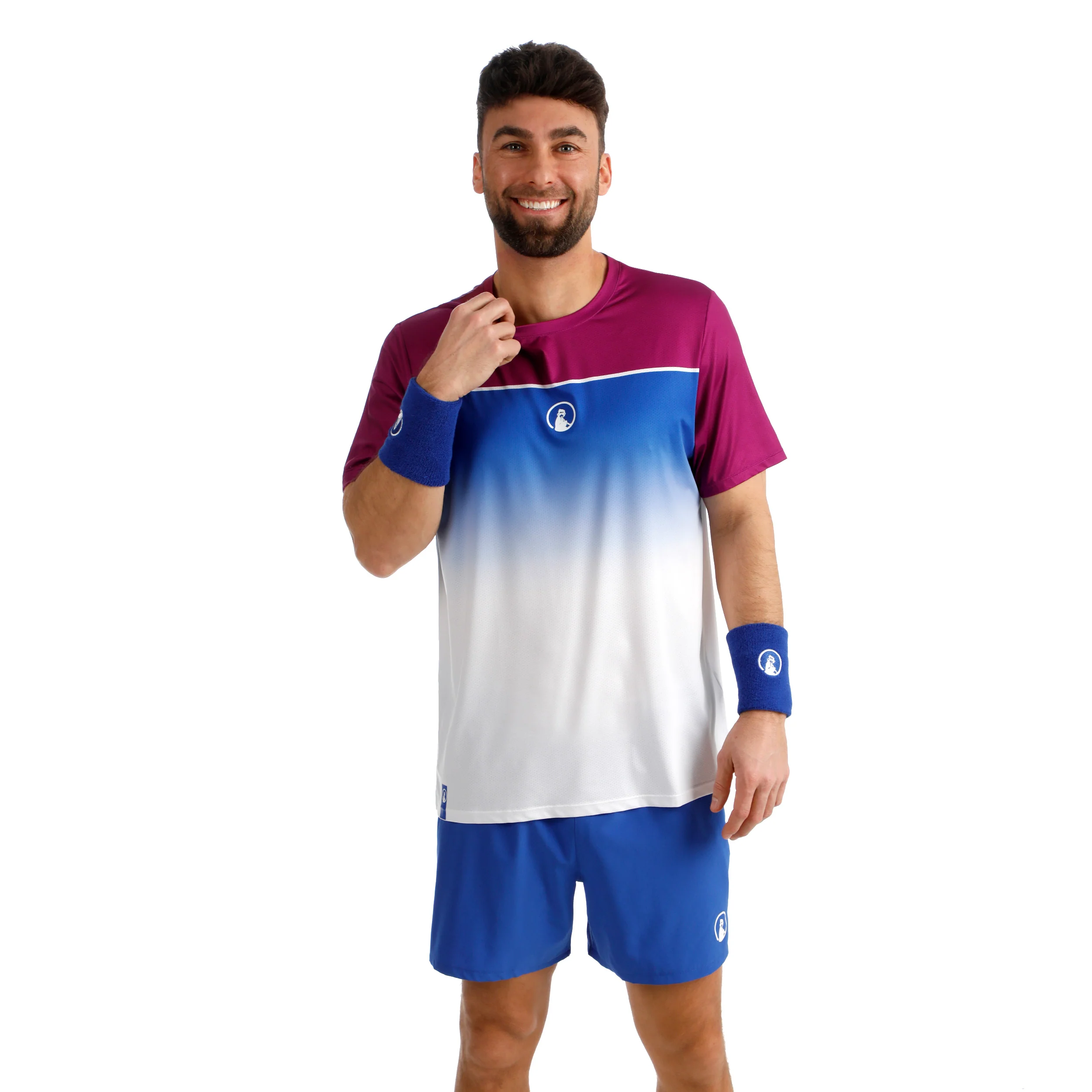 Receiver Faded T-Shirt Herren - pink, weiß - Image 5
