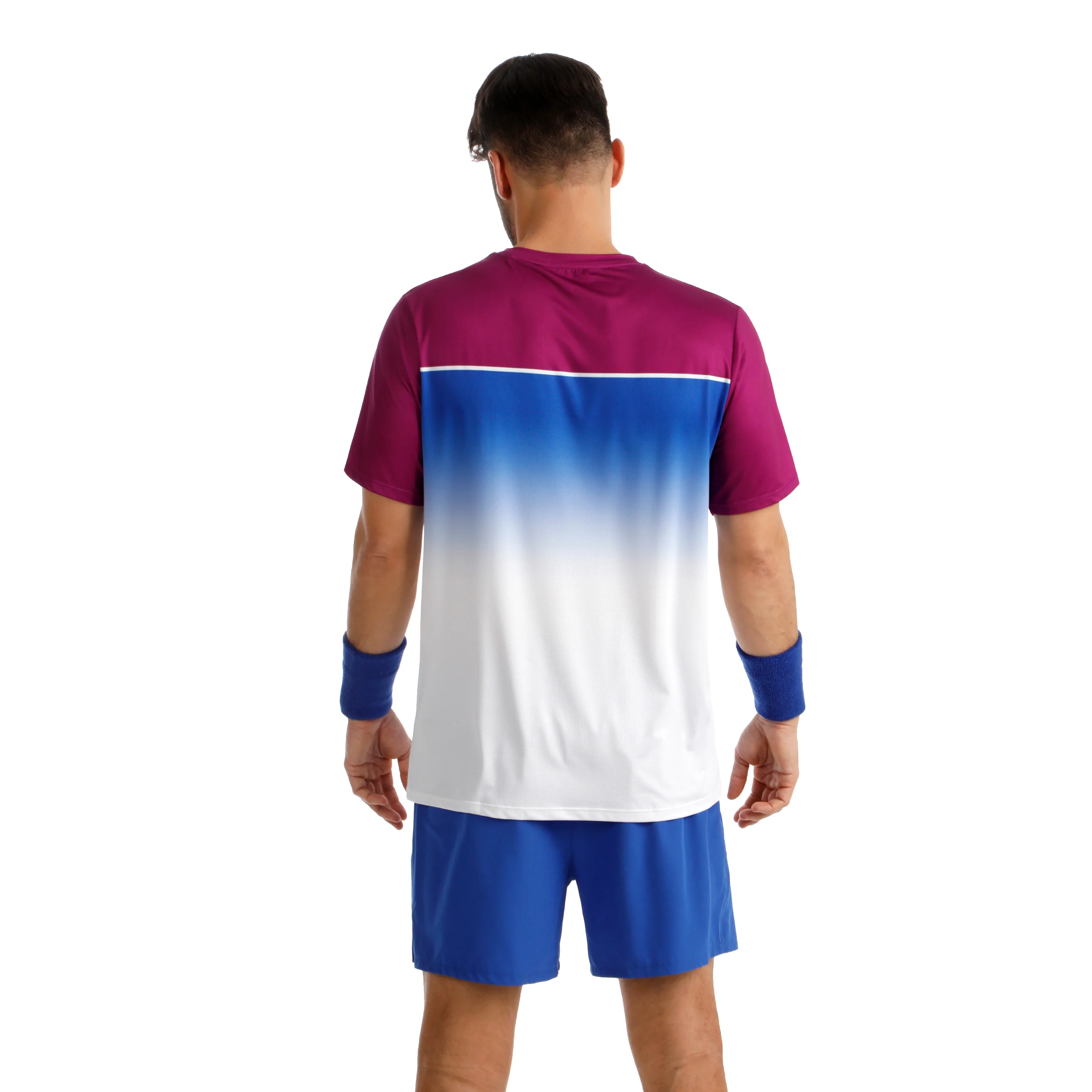 Receiver Faded T-Shirt Herren - pink, weiß - Image 6