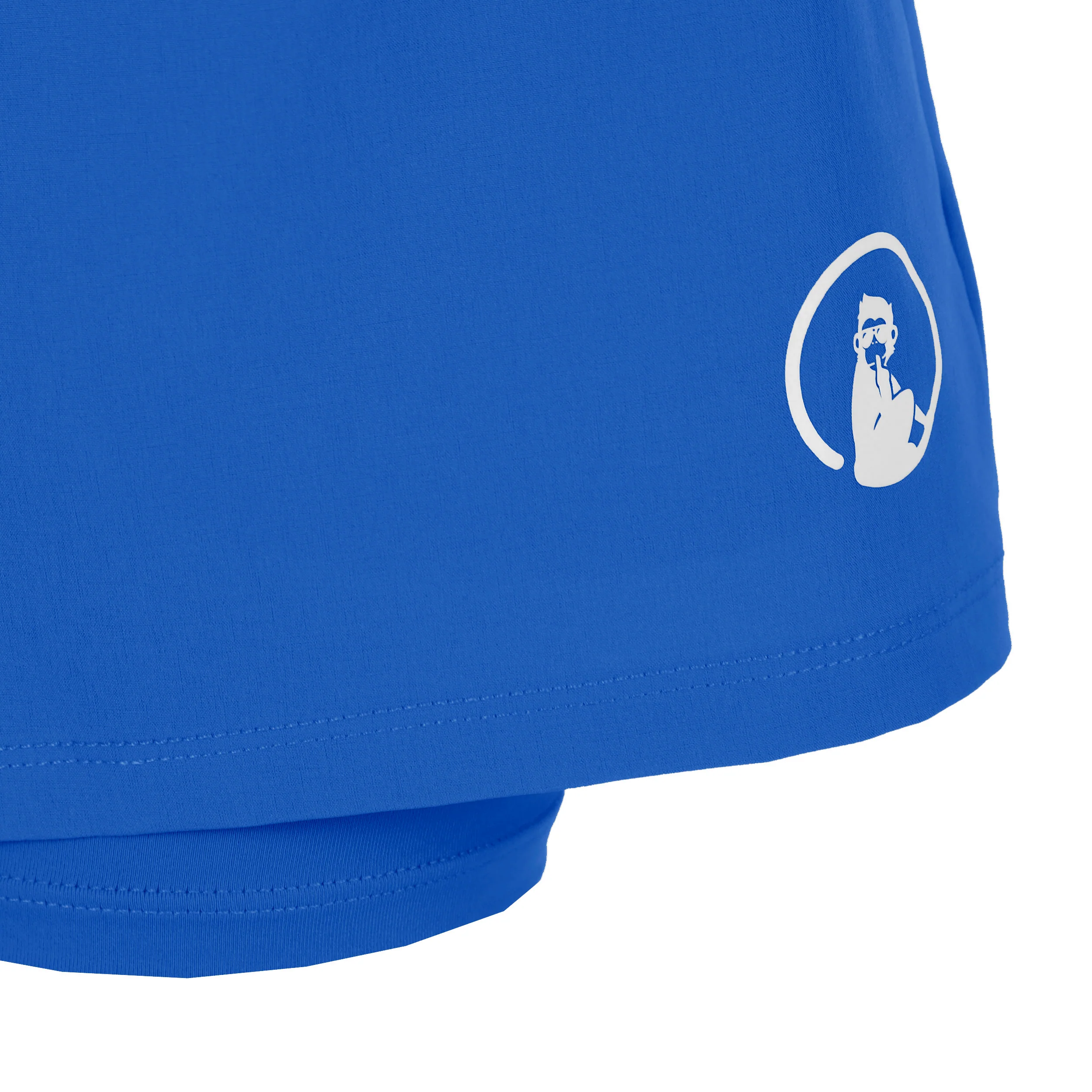 Rematch 2in1 Shorts Damen - blau, weiß - Image 3
