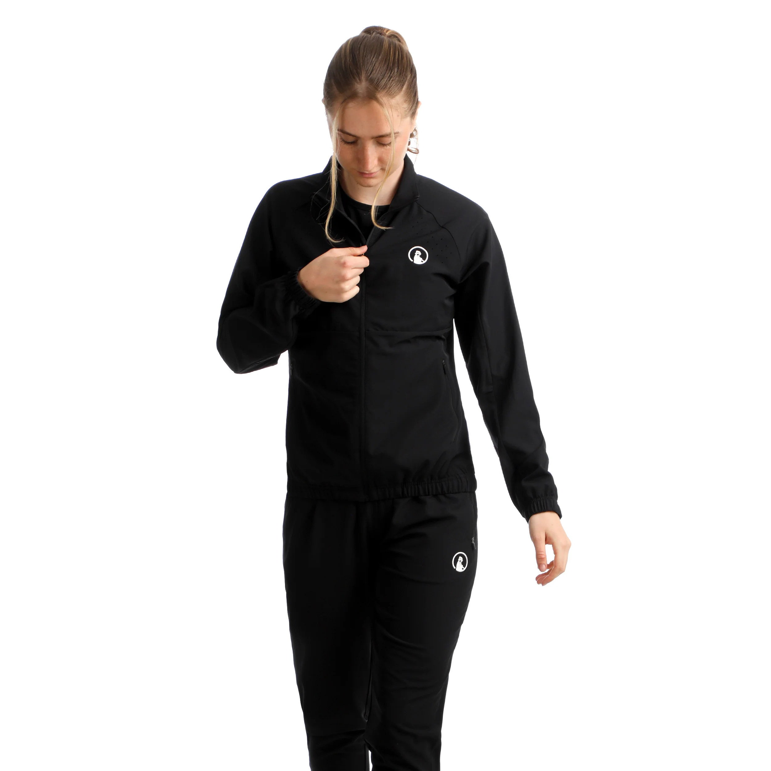 Return Trainingsjacke Damen-Schwarz - Image 5