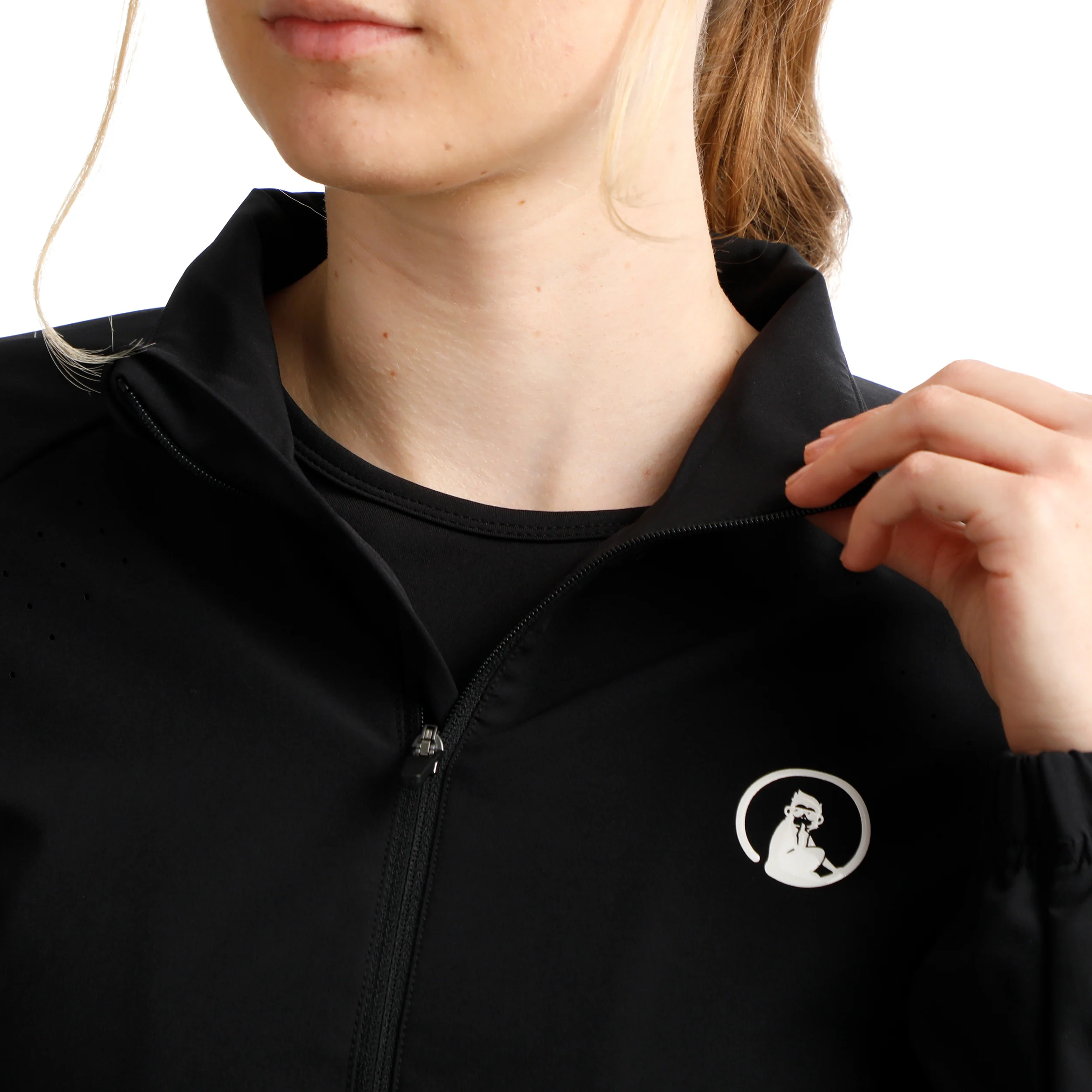 Return Trainingsjacke Damen-Schwarz - Image 7