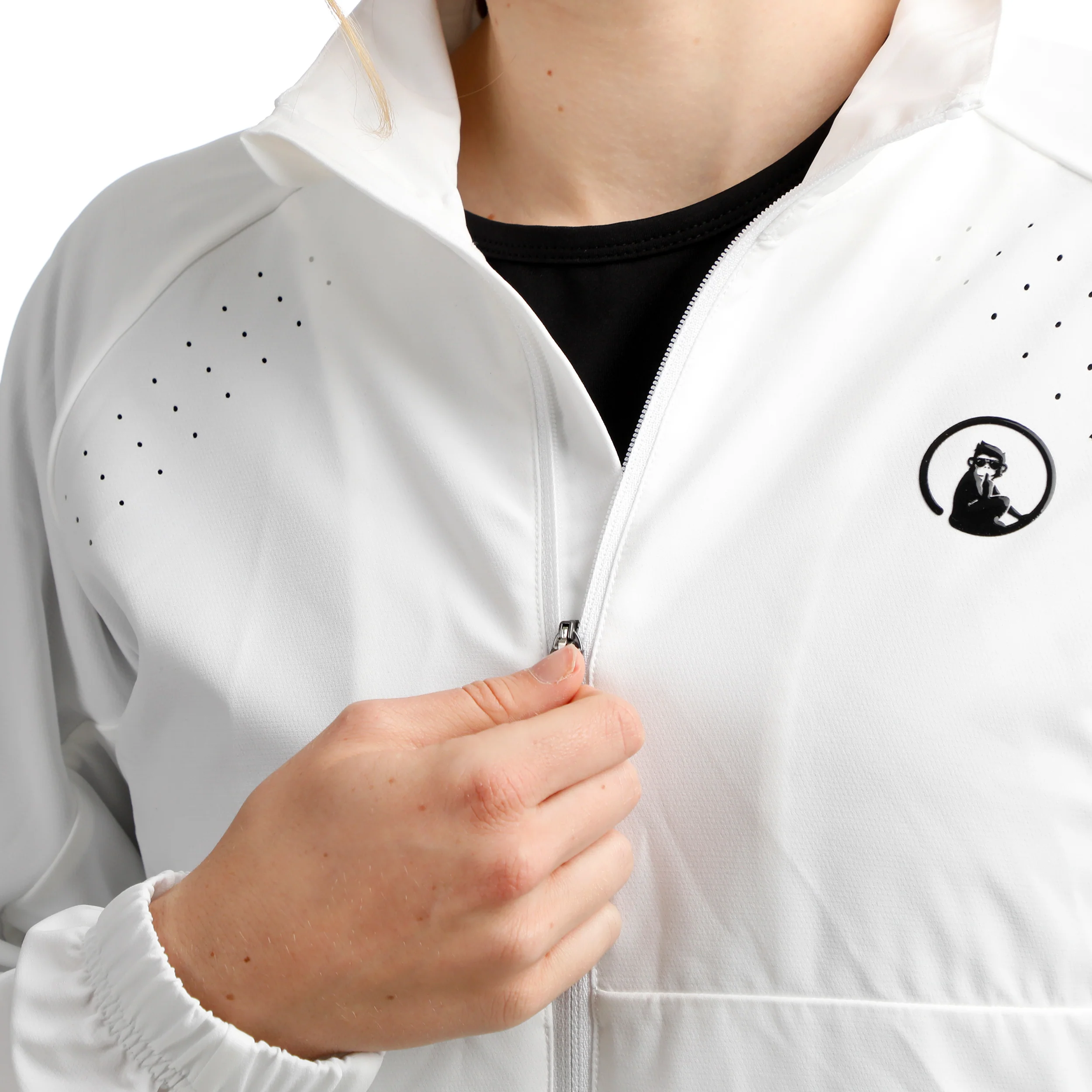 Return Trainingsjacke Damen-Weiß - Image 7