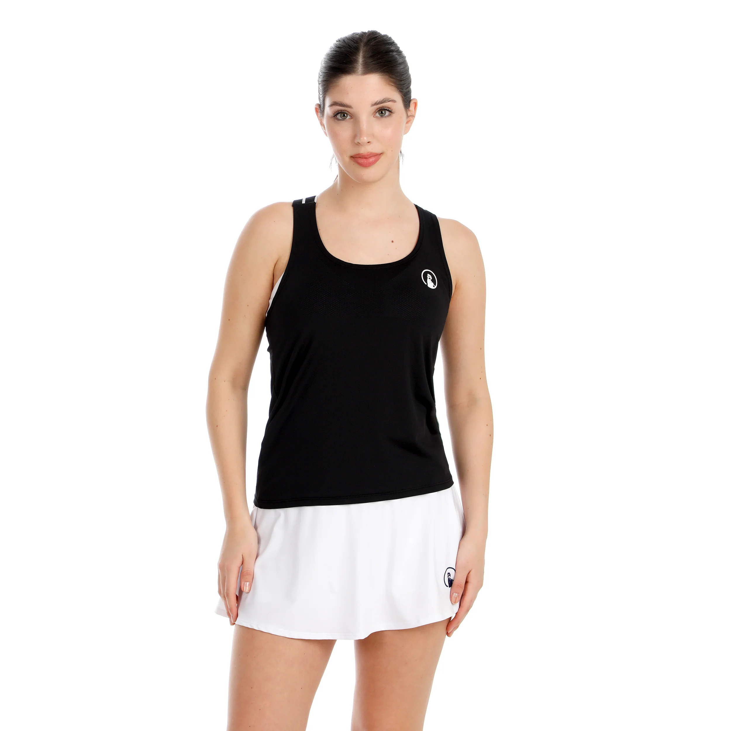 Serve & Volley Tank-Top Damen-schwarz - Image 4