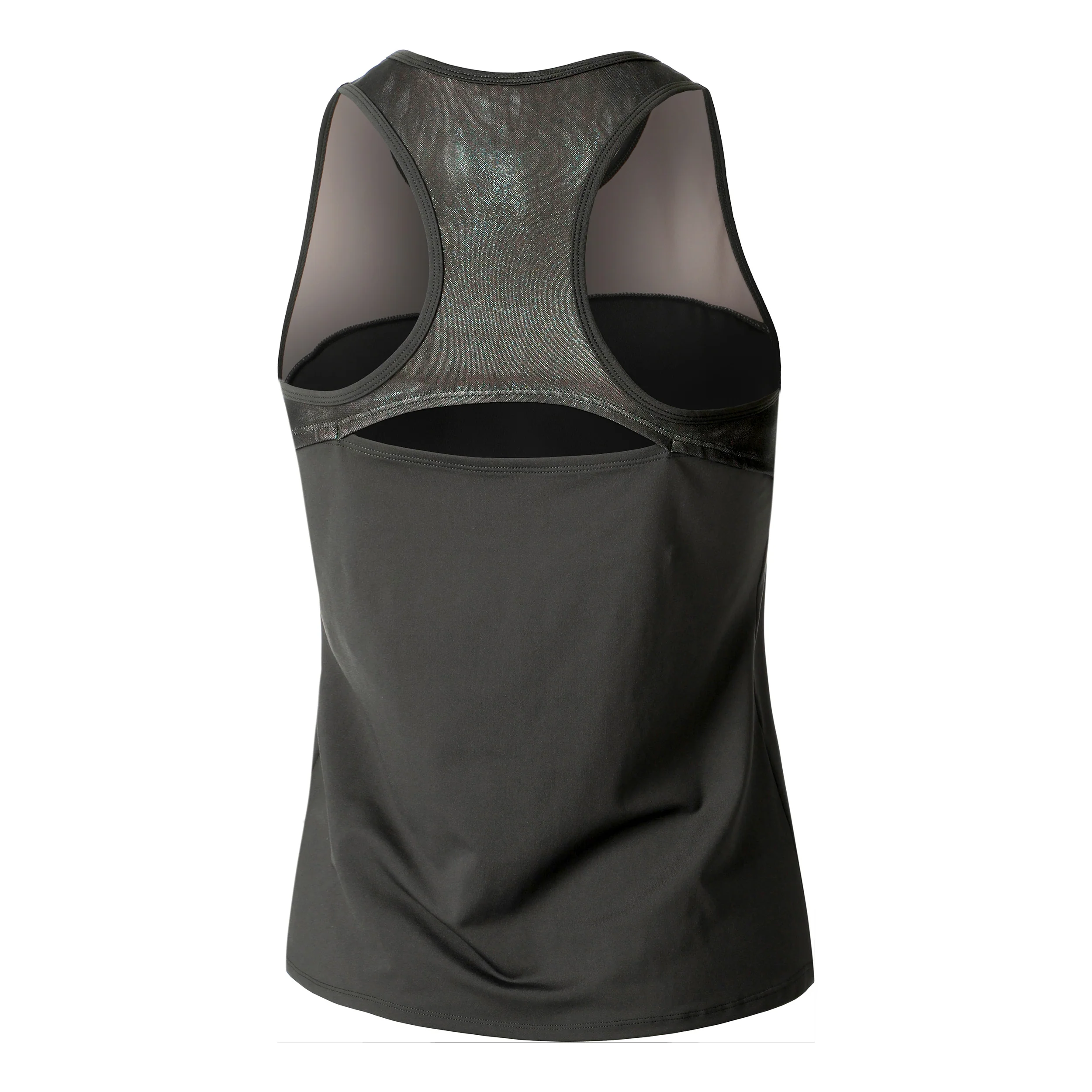 Sparkle Racerback Tank-Top Damen-Anthrazit - Image 2