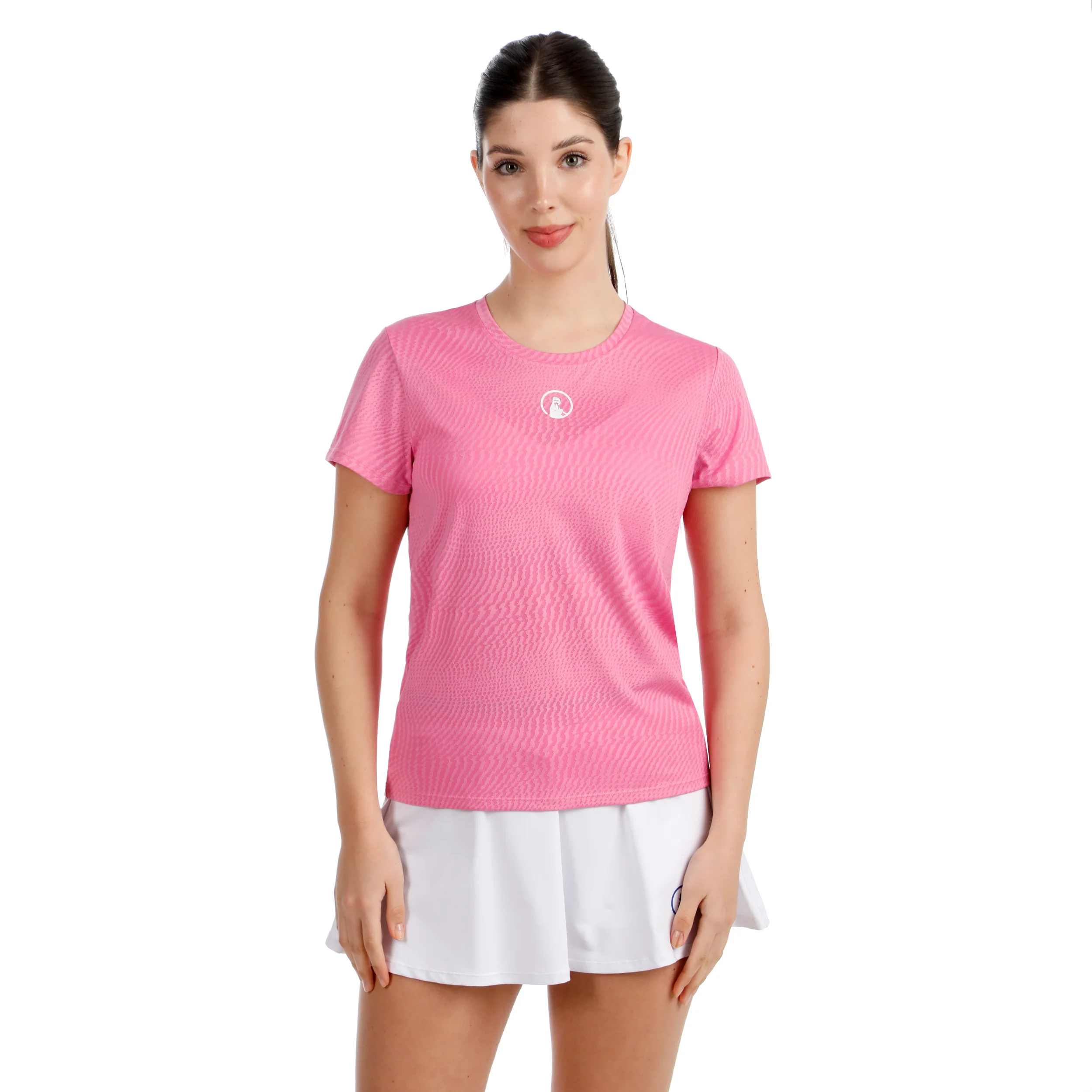 Spin T-Shirt Damen - pink, weiß - Image 4