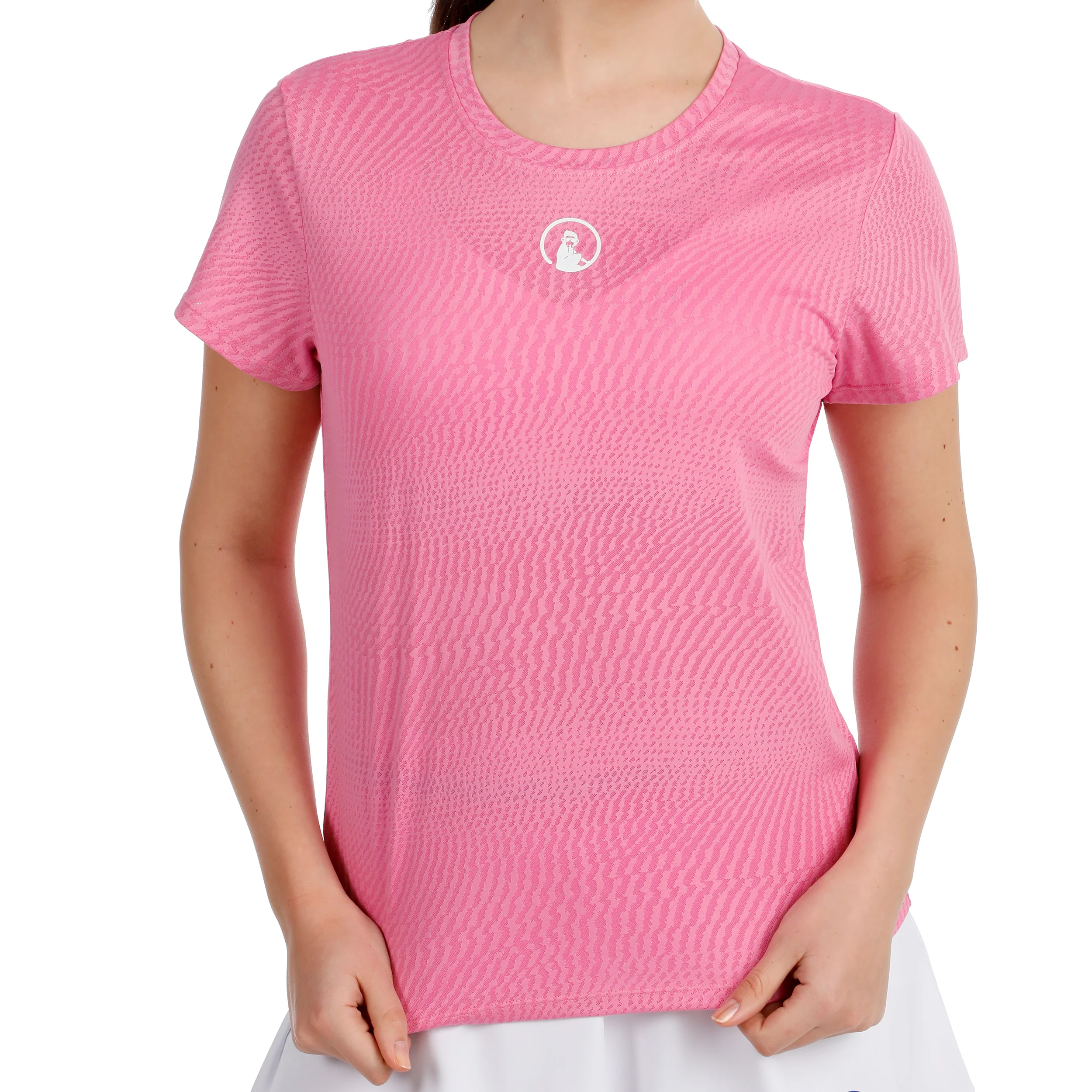 Spin T-Shirt Damen - pink, weiß - Image 6