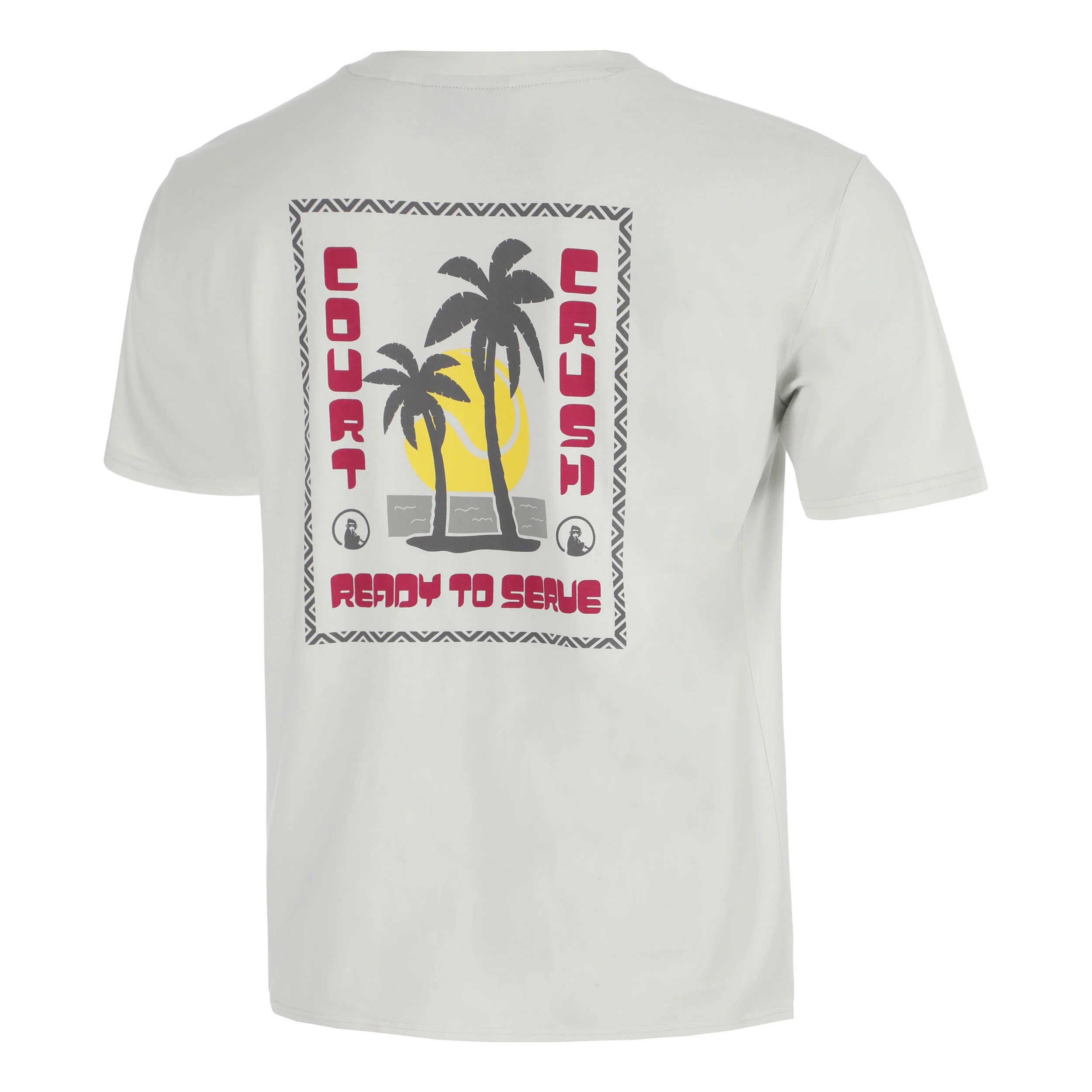 Sunset T-Shirt Herren-hellgrau, dunkelgrau - Image 3