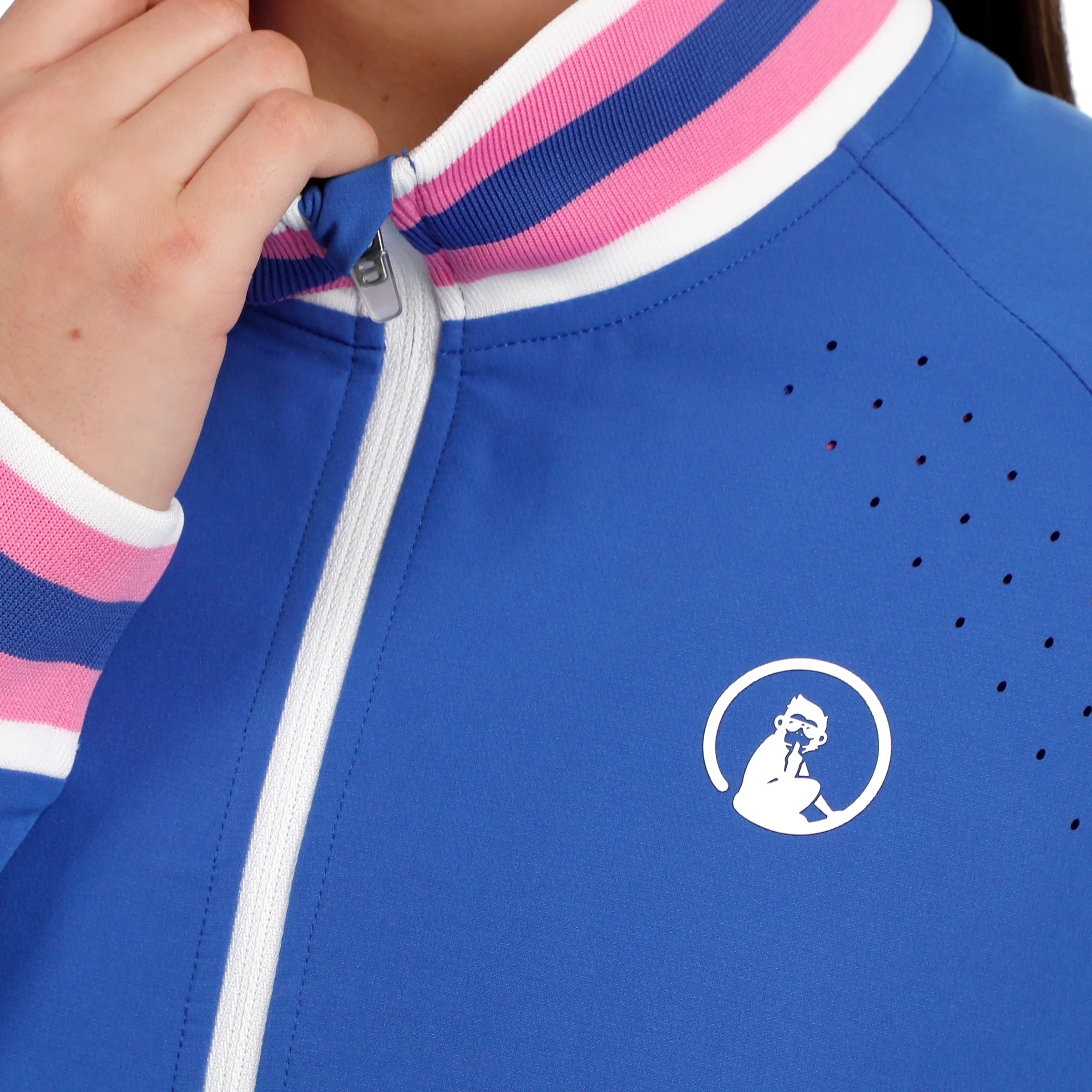 Tipping Trainingsjacke Damen - blau, weiß - Image 8