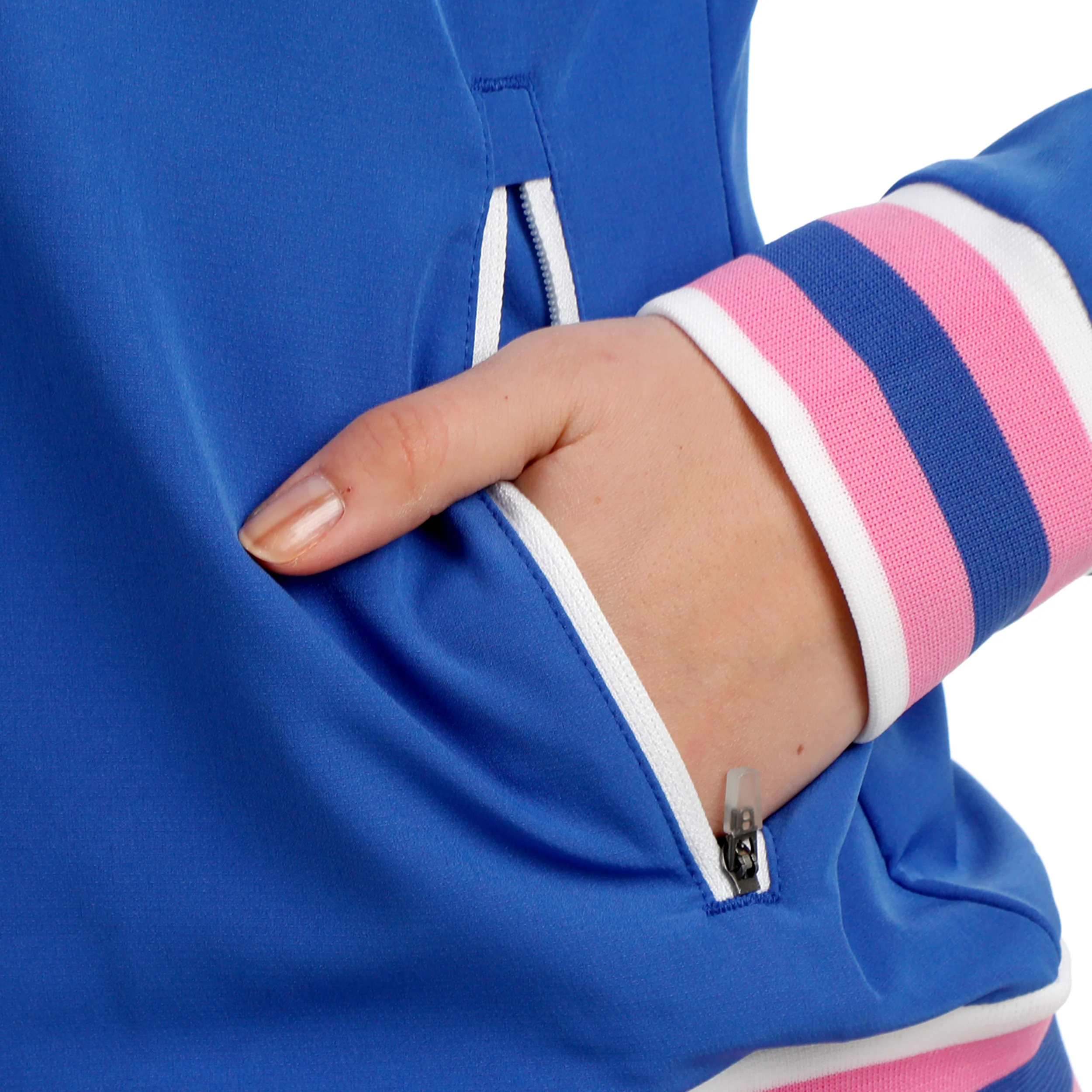 Tipping Trainingsjacke Damen - blau, weiß - Image 9