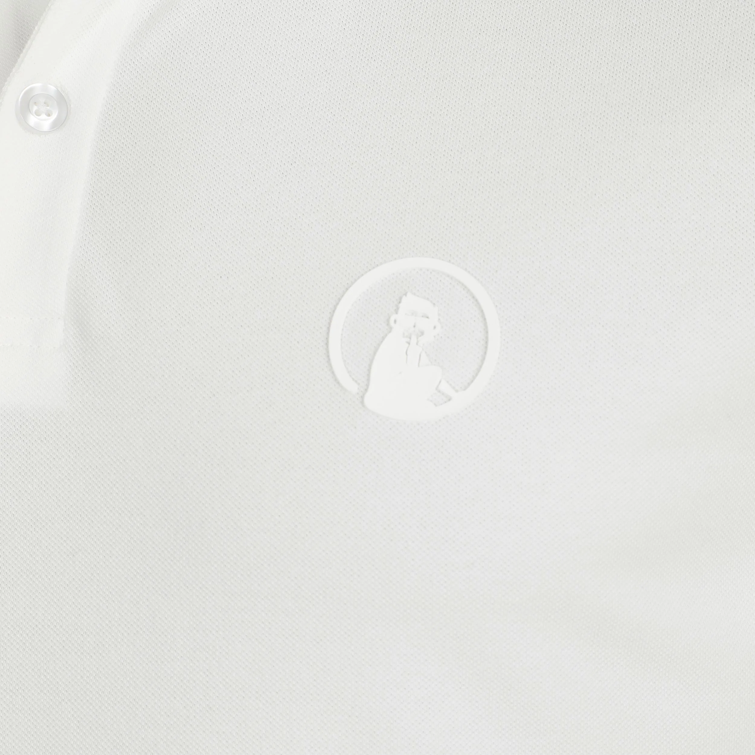 Tonal Core Polo Herren-creme - Image 3