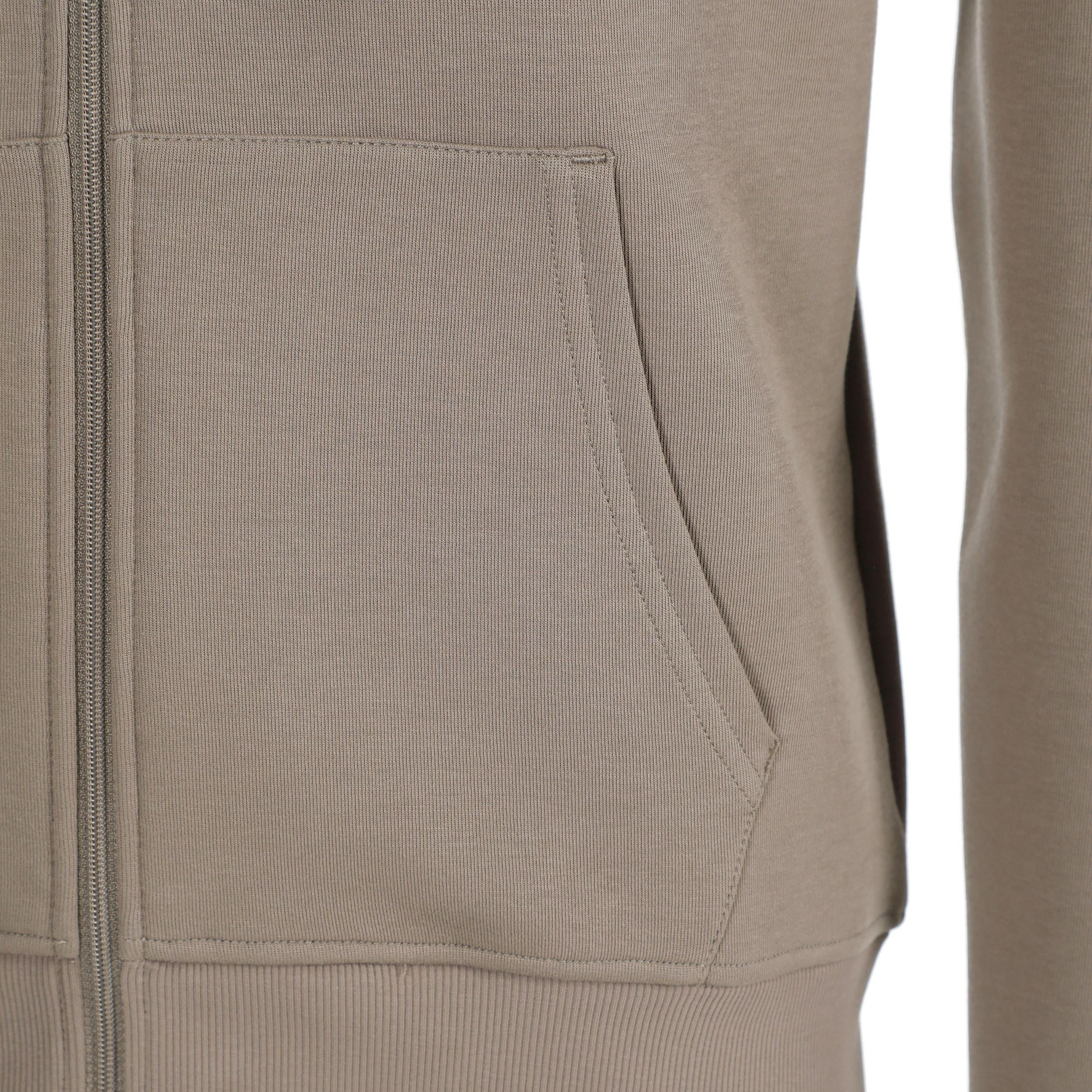 Tonal Core Zip Sweatjacke Herren - grau, braun - Image 4