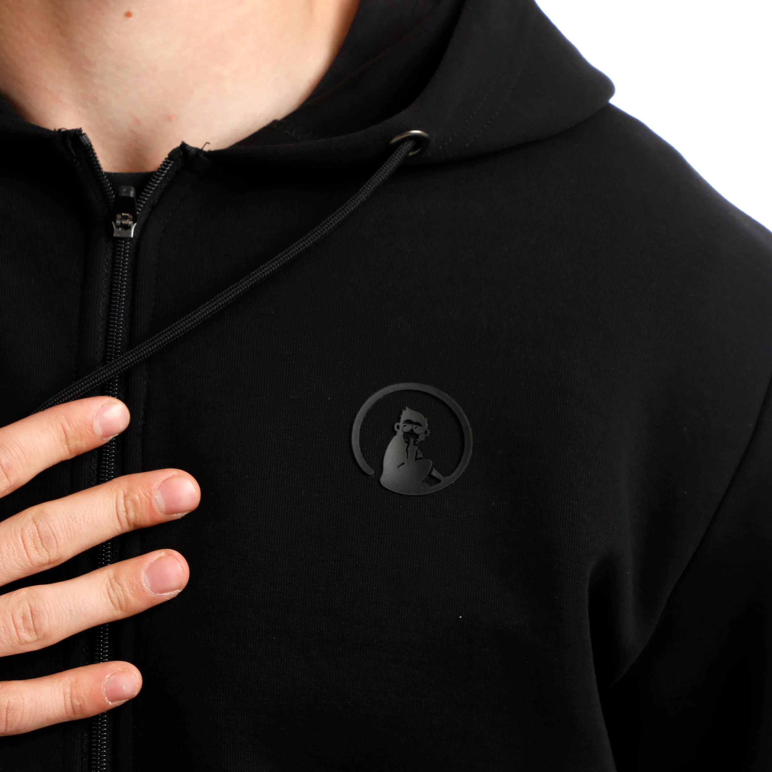 Tonal Core Zip Sweatjacke Herren-Schwarz - Image 7