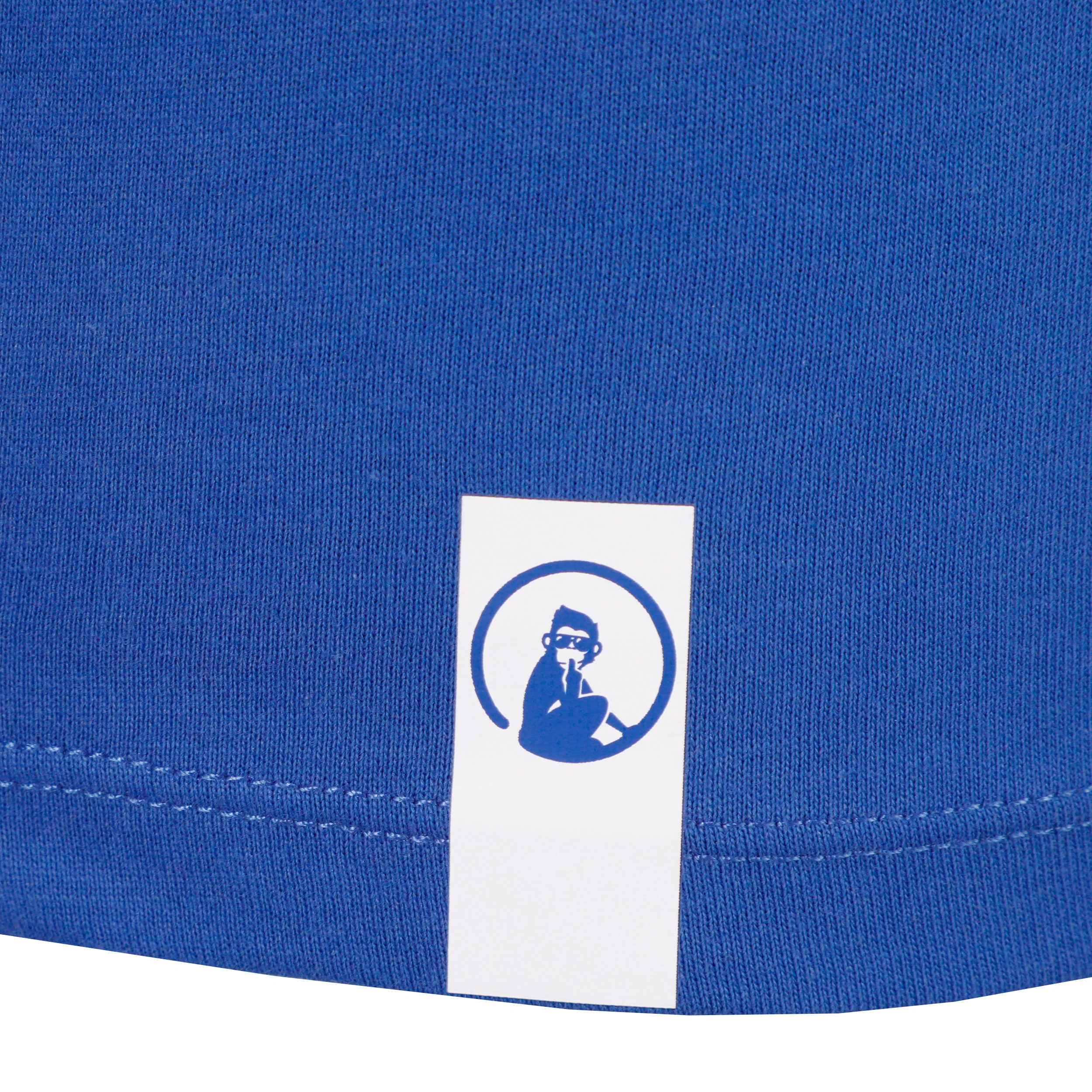 Trainings Small Logo T-Shirt Herren - blau, weiß - Image 4