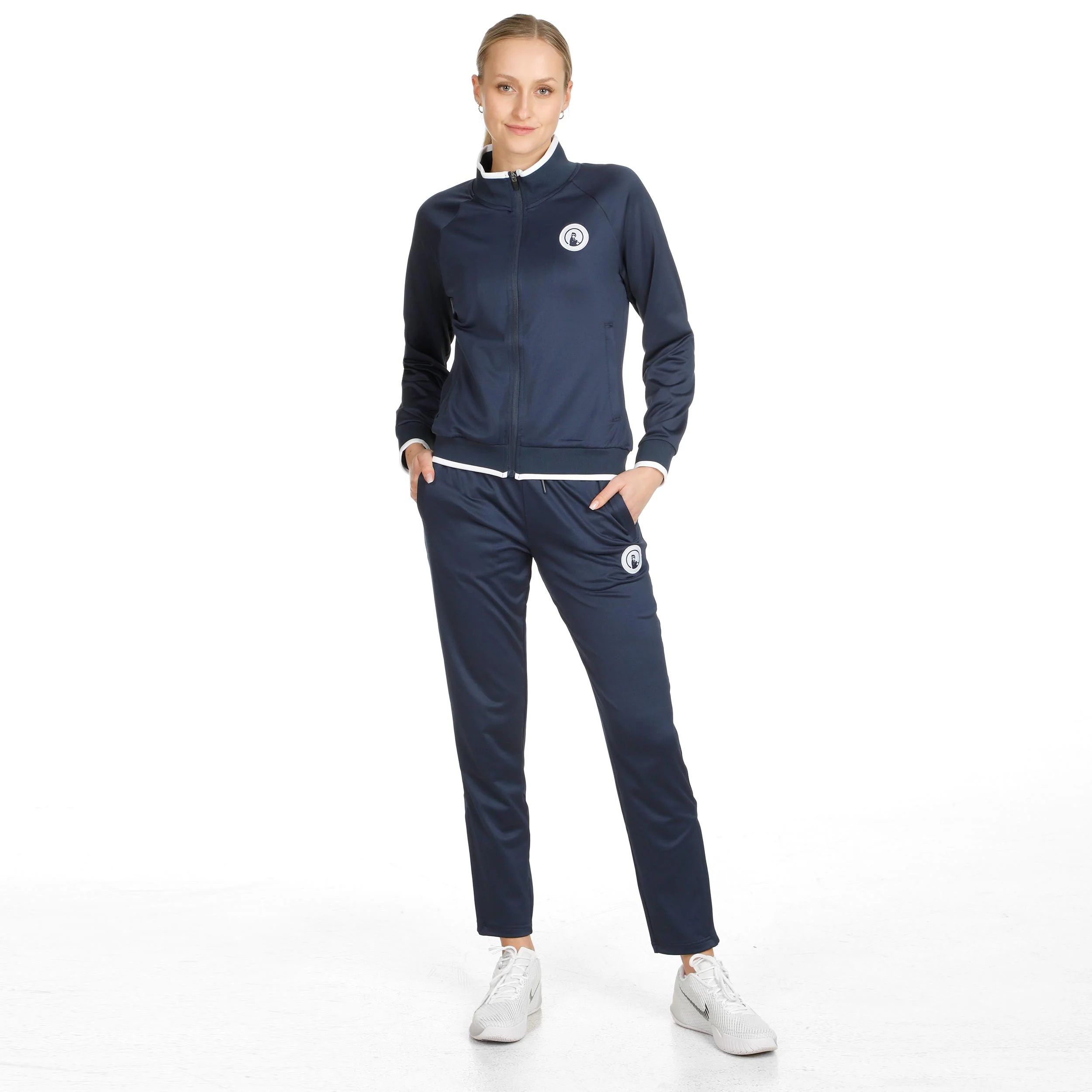 Tweener Trainingsanzug Damen-Dunkelblau - Image 3