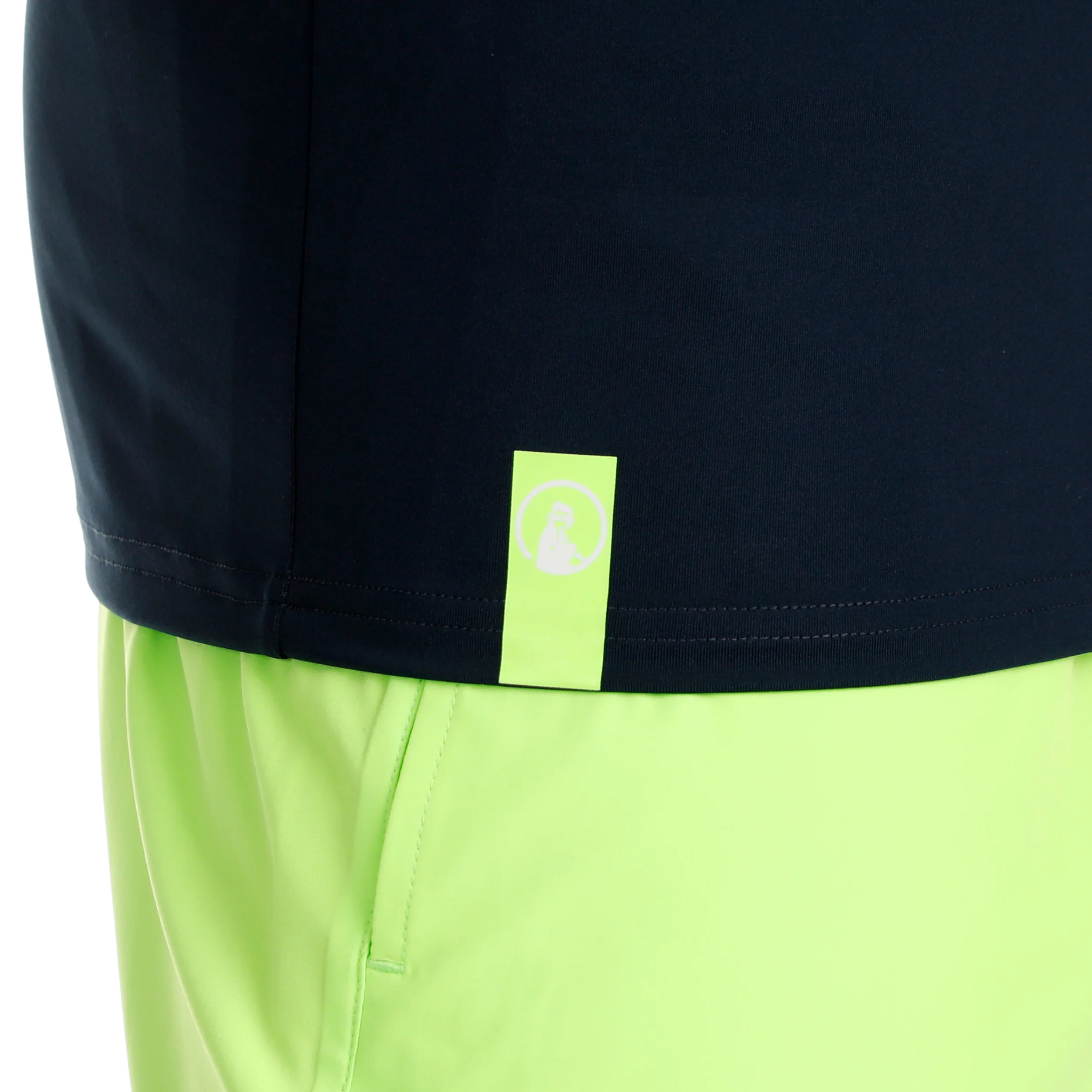 Wild Big Serve 1/4 Zip Longsleeve Herren-Dunkelblau,Neongrün - Image 7