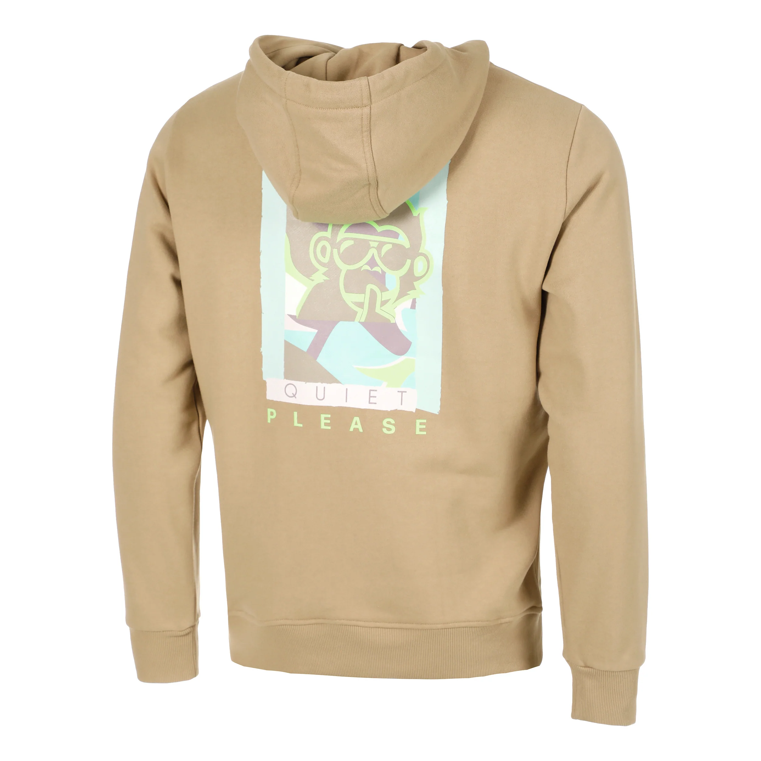 Wild Collage Hoody Herren-Beige,Mehrfarbig - Image 3