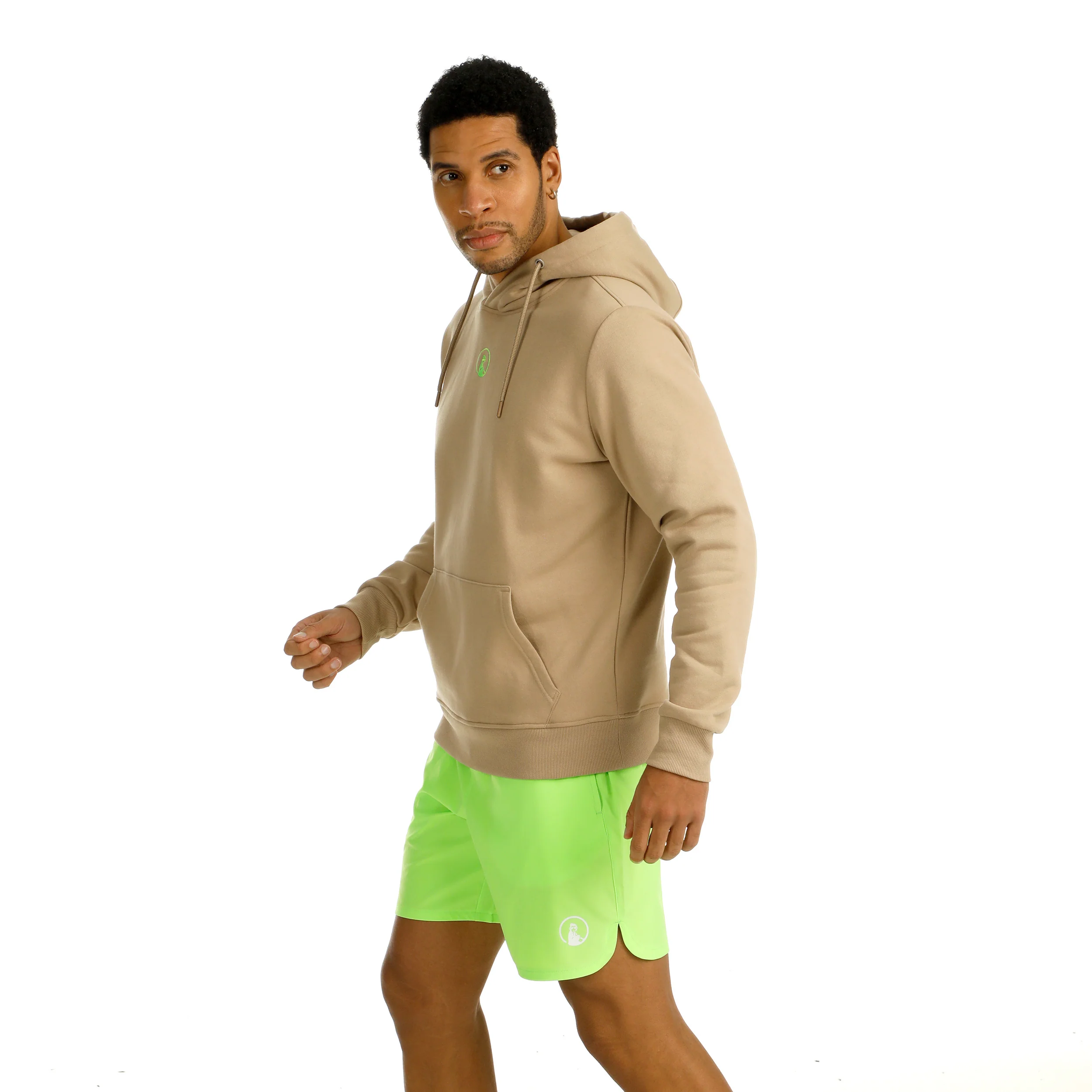 Wild Collage Hoody Herren-Beige,Mehrfarbig - Image 7