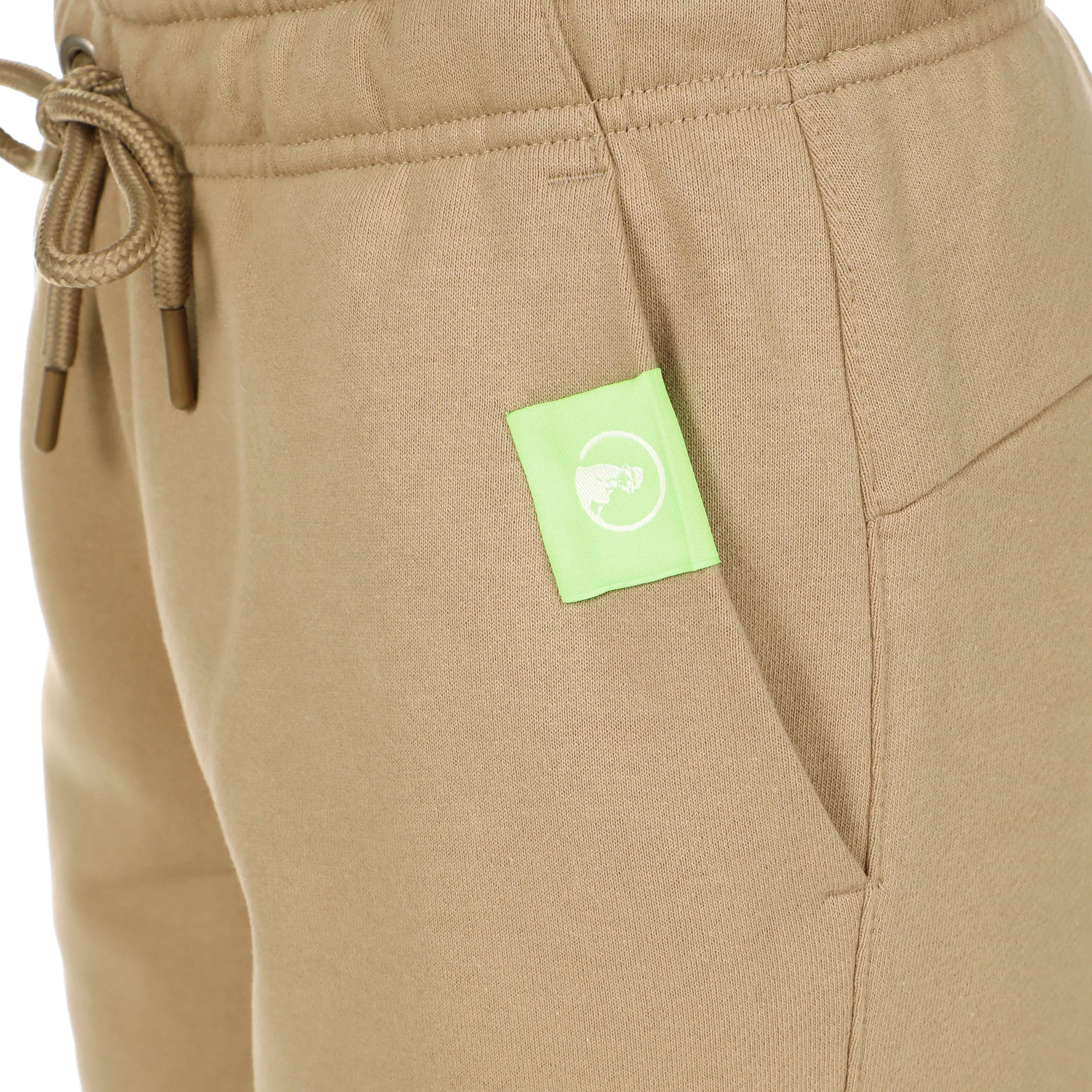 Wild Easy Trainingshose Damen-Beige,Neongrün - Image 3