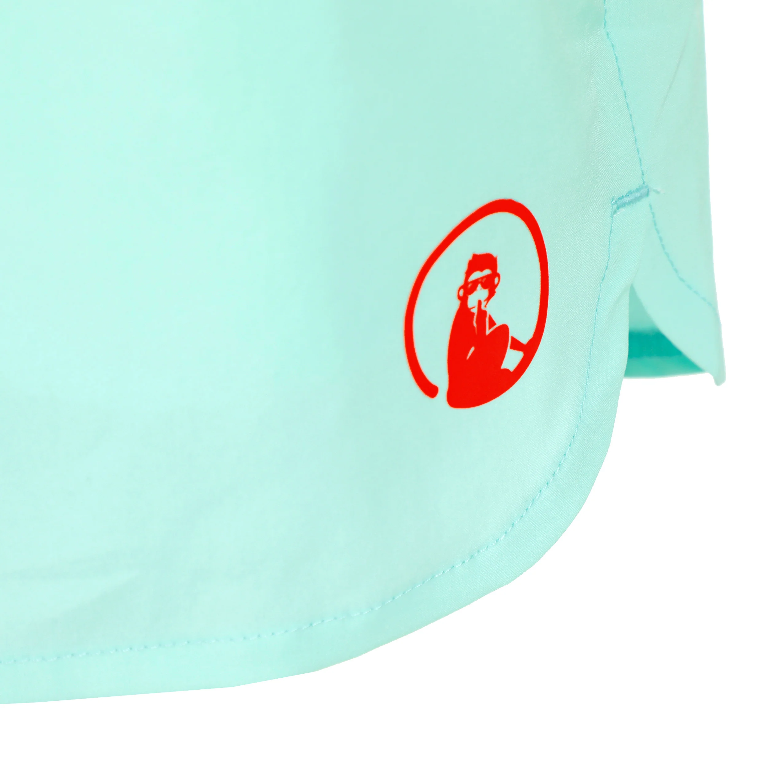 Wild Match 2in1 Shorts Damen-Türkis,Rot - Image 3