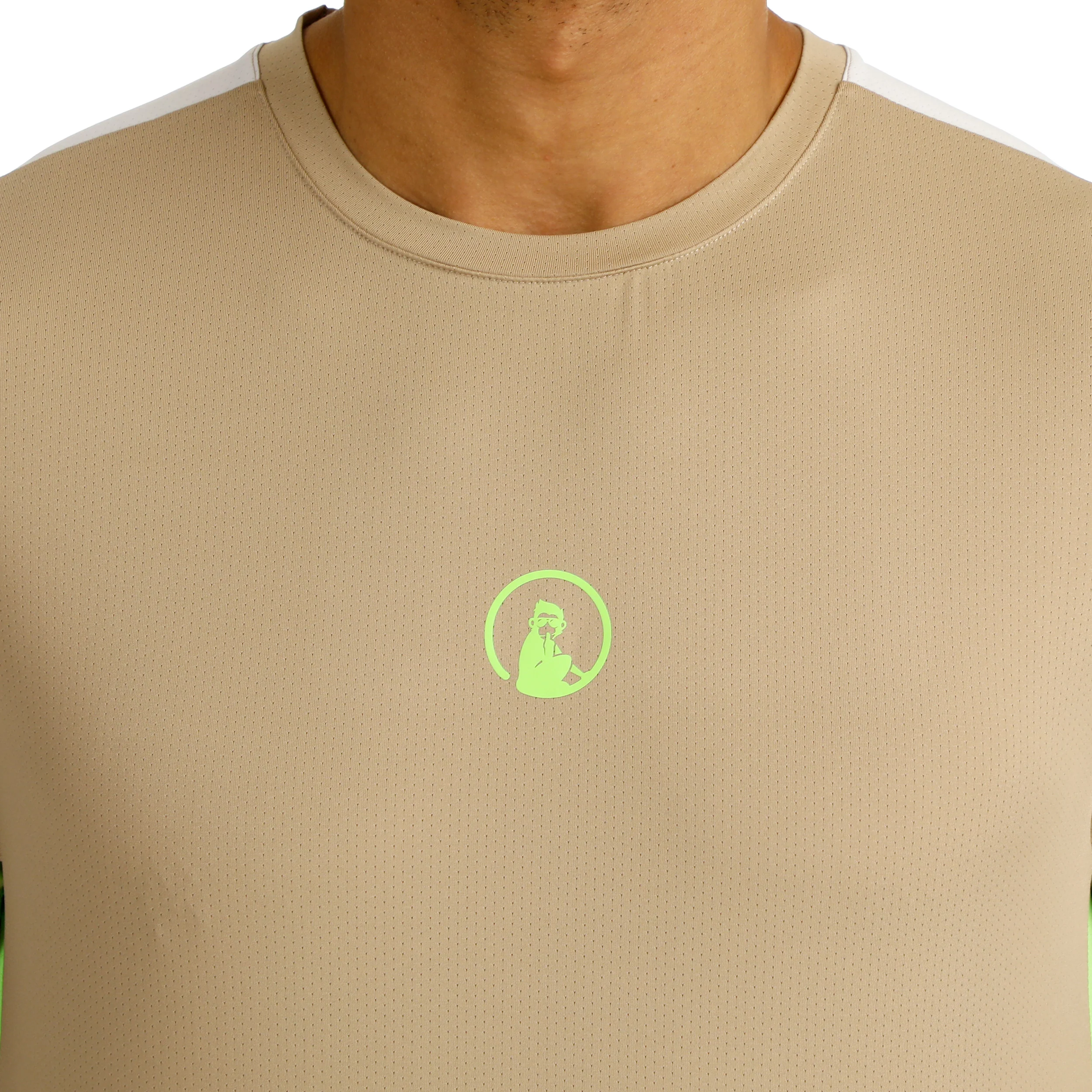Wild Receiver Verti T-Shirt Herren-Beige,Mehrfarbig - Image 8