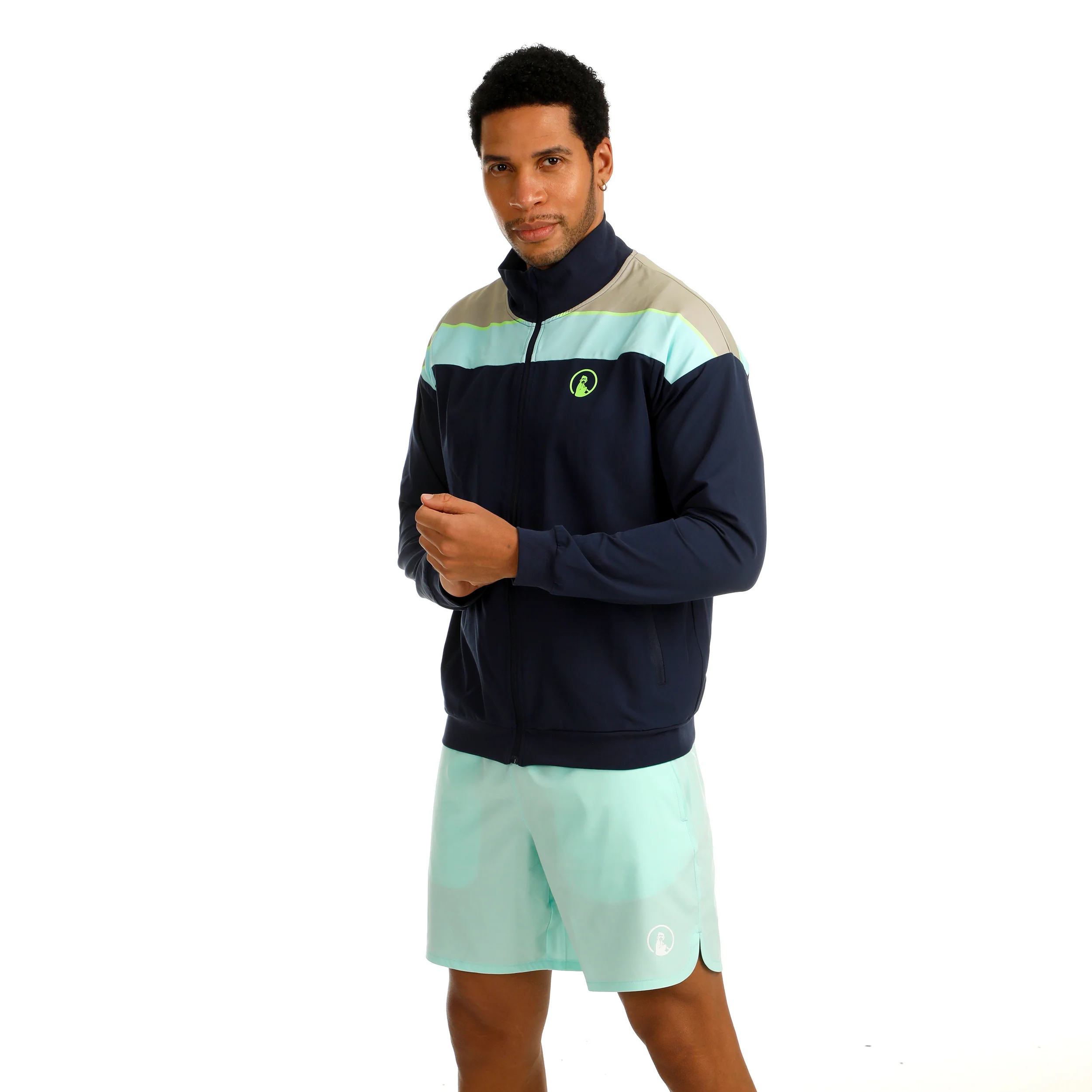 Wild Return Block Trainingsjacke Herren-Dunkelblau,Mehrfarbig - Image 5