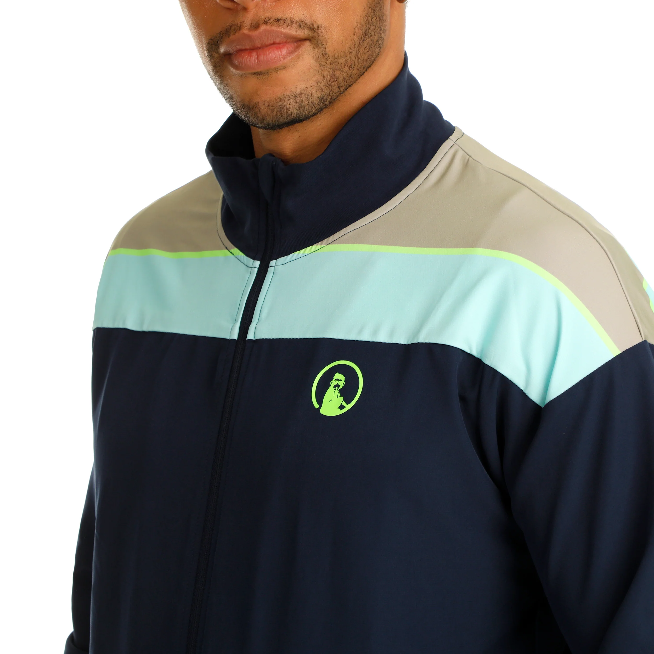 Wild Return Block Trainingsjacke Herren-Dunkelblau,Mehrfarbig - Image 7