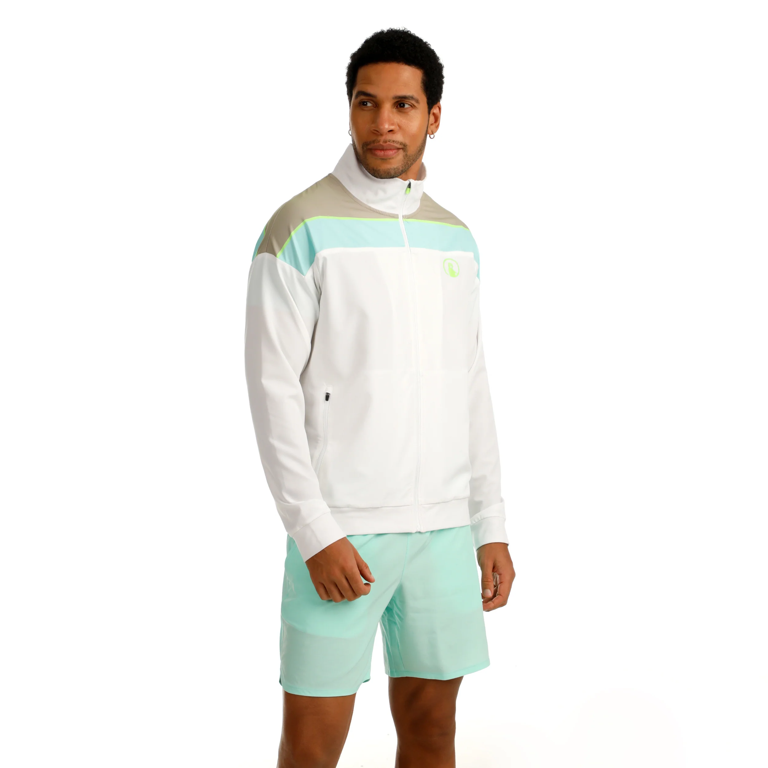 Wild Return Block Trainingsjacke Herren-Weiß,Mehrfarbig - Image 5