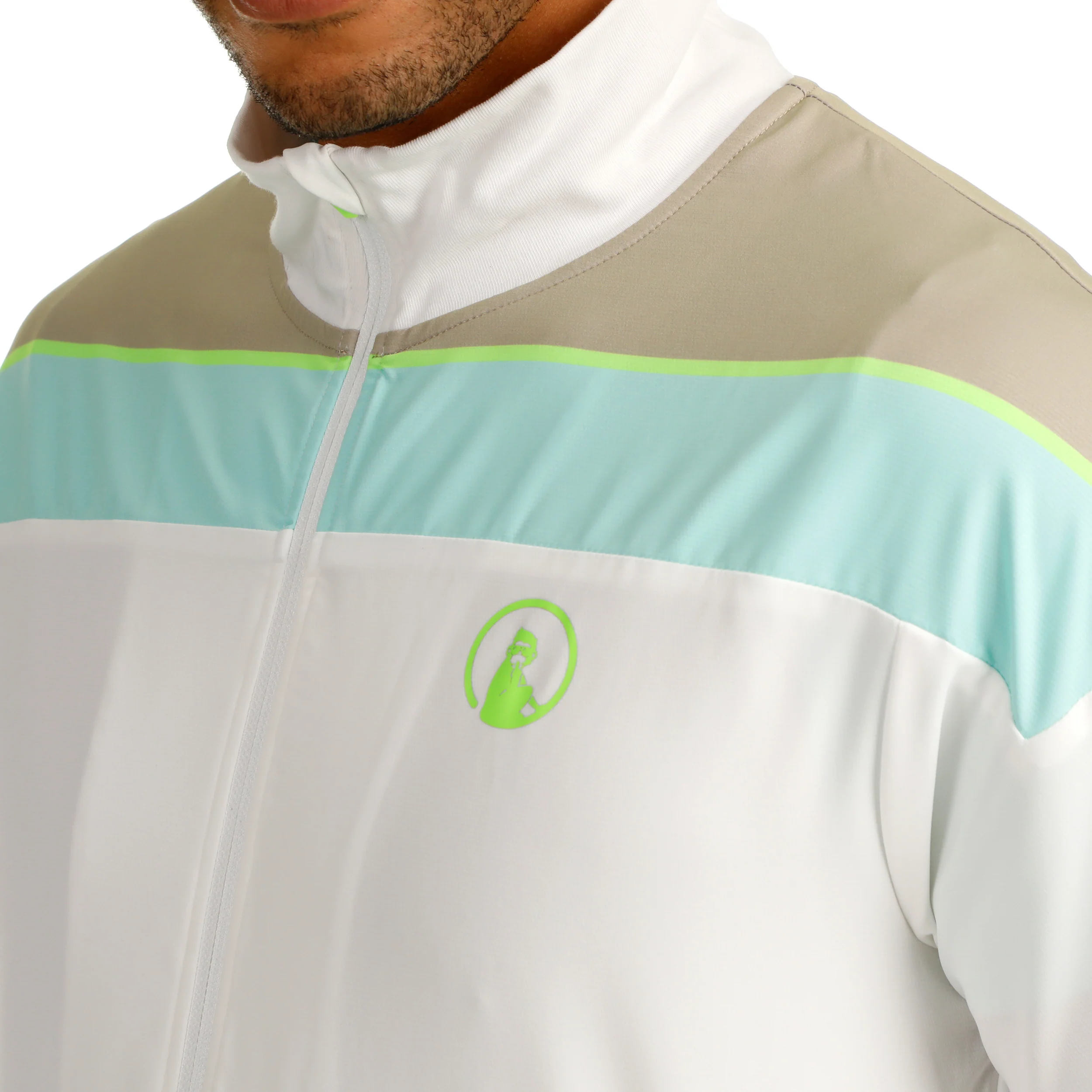 Wild Return Block Trainingsjacke Herren-Weiß,Mehrfarbig - Image 8