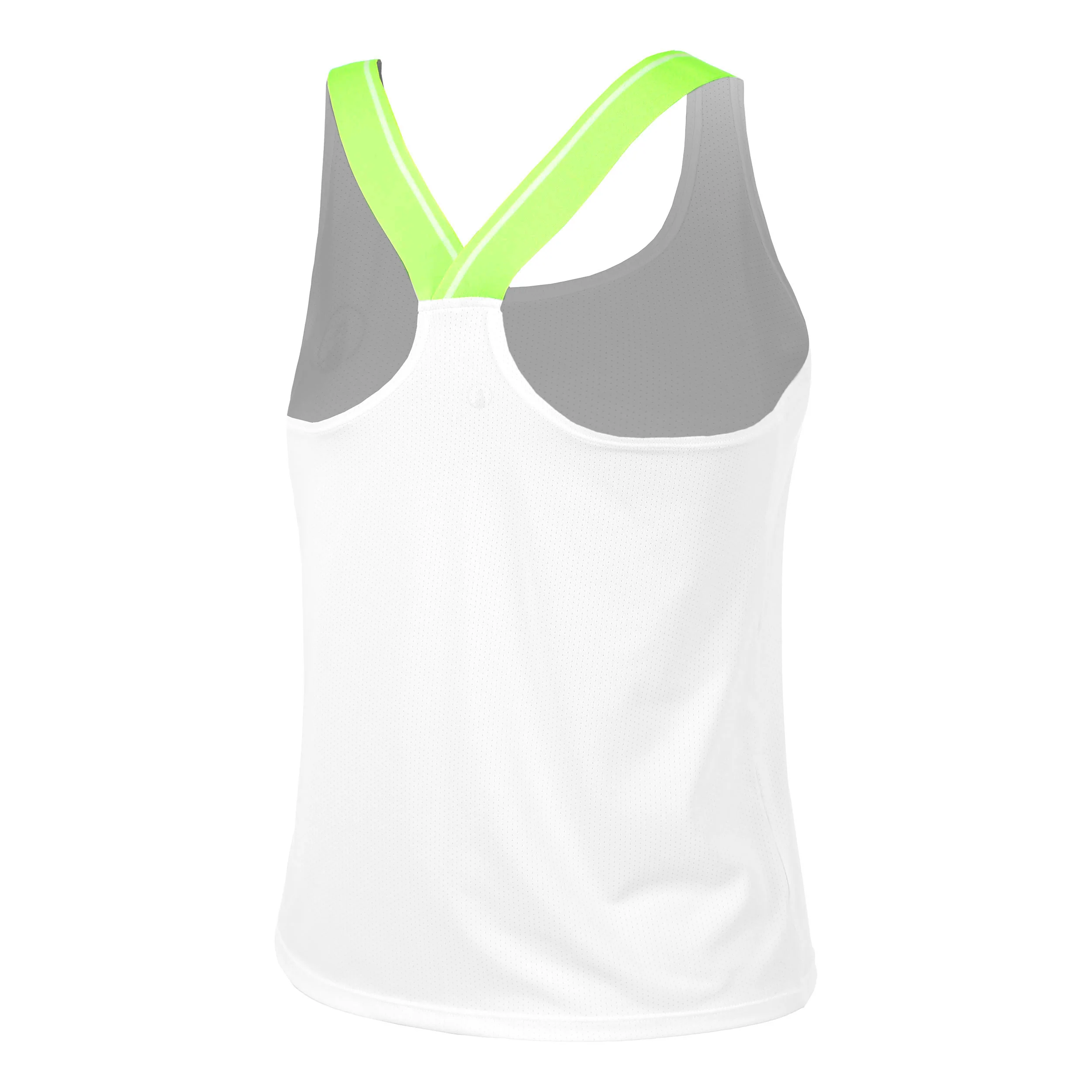 Wild Serve & Volley 2.0 Tank-Top Damen-Weiß,Neongrün - Image 2