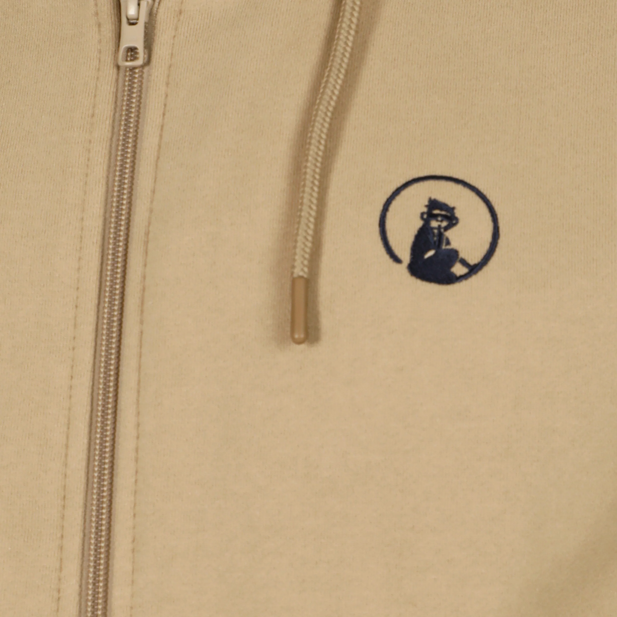 Wild Tonal Zip Sweatjacke Herren-Beige - Image 4