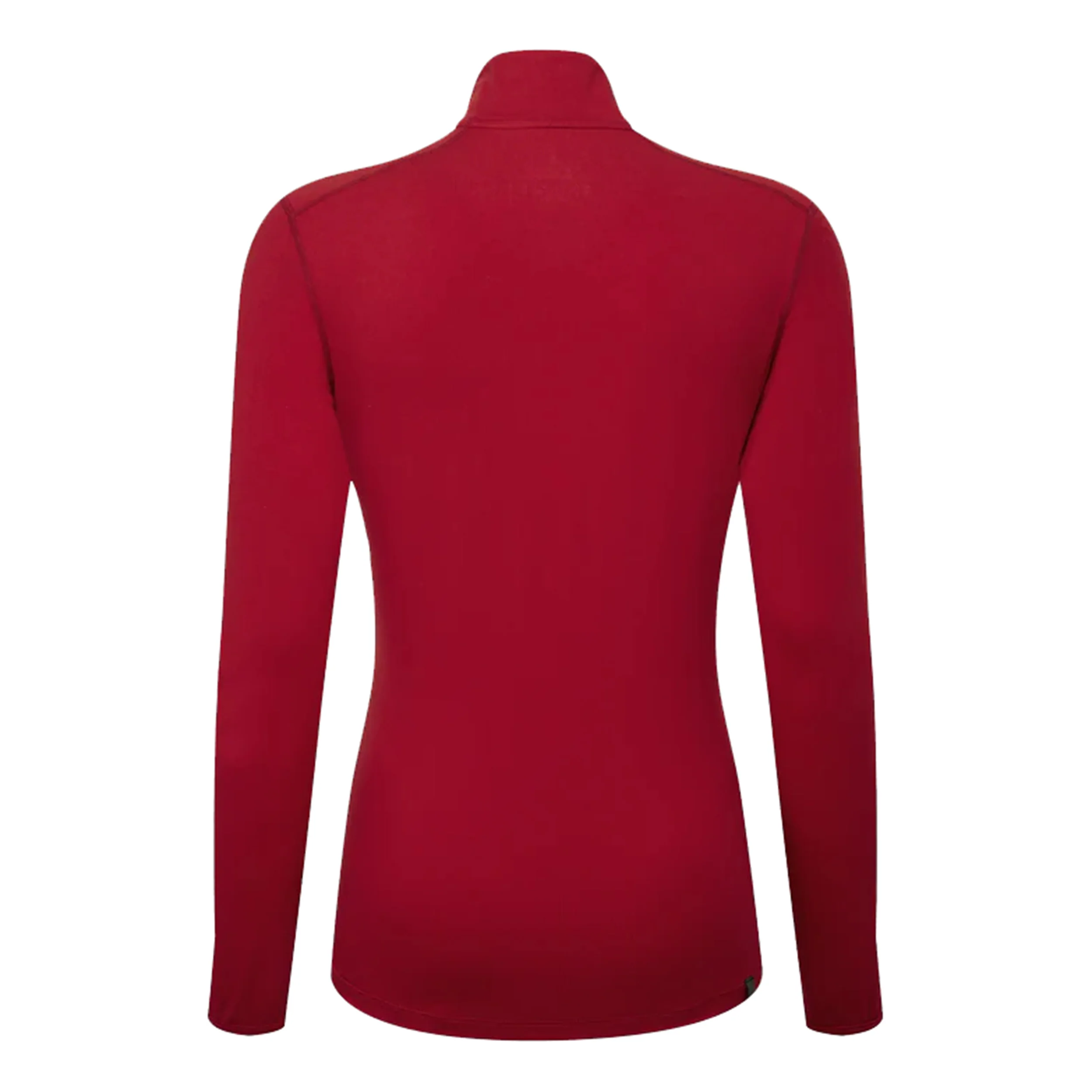 Core Thermal 1/2 Zip Laufshirt Damen-Rot - Image 2