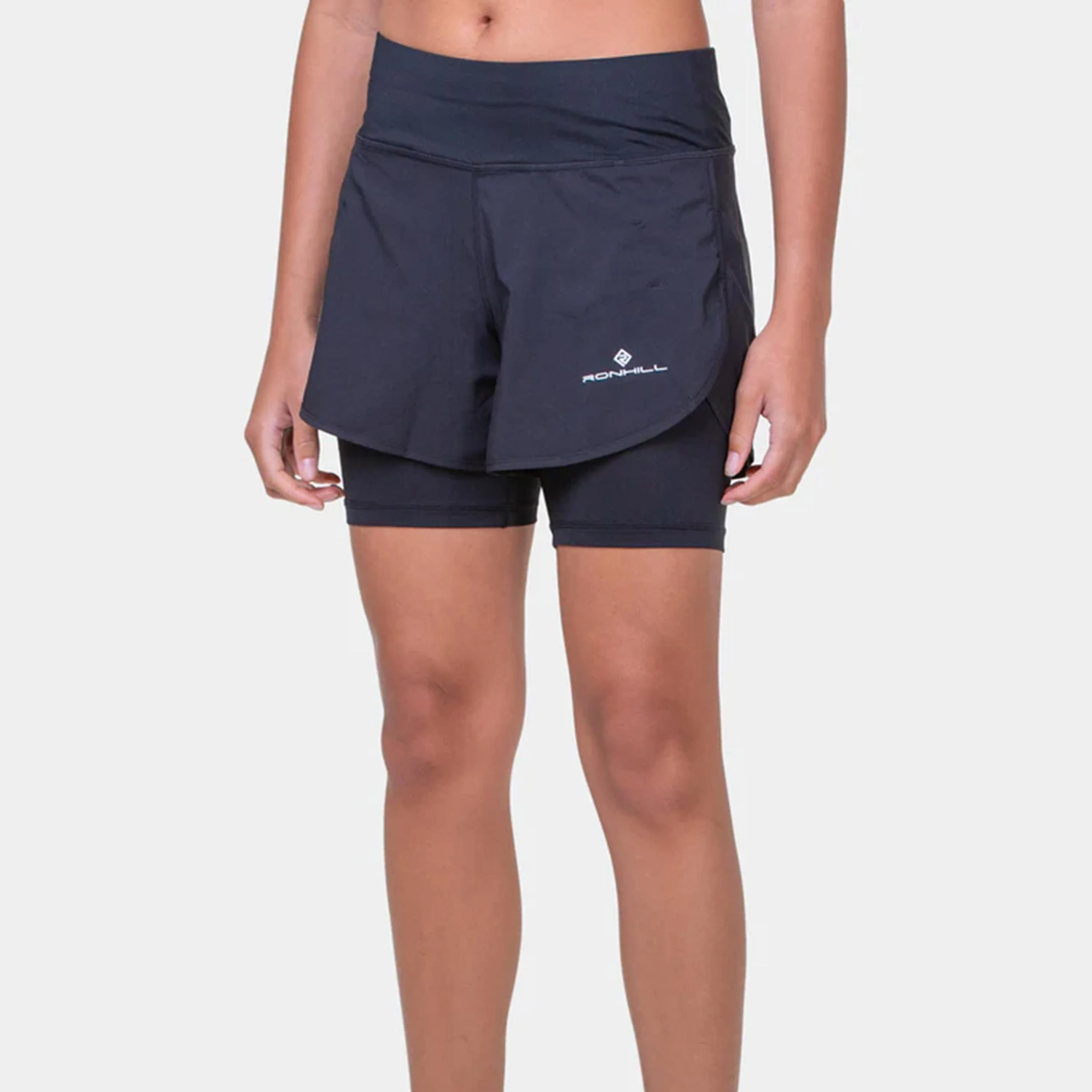 Tech 4.5in Laufshorts Damen-Schwarz - Image 5