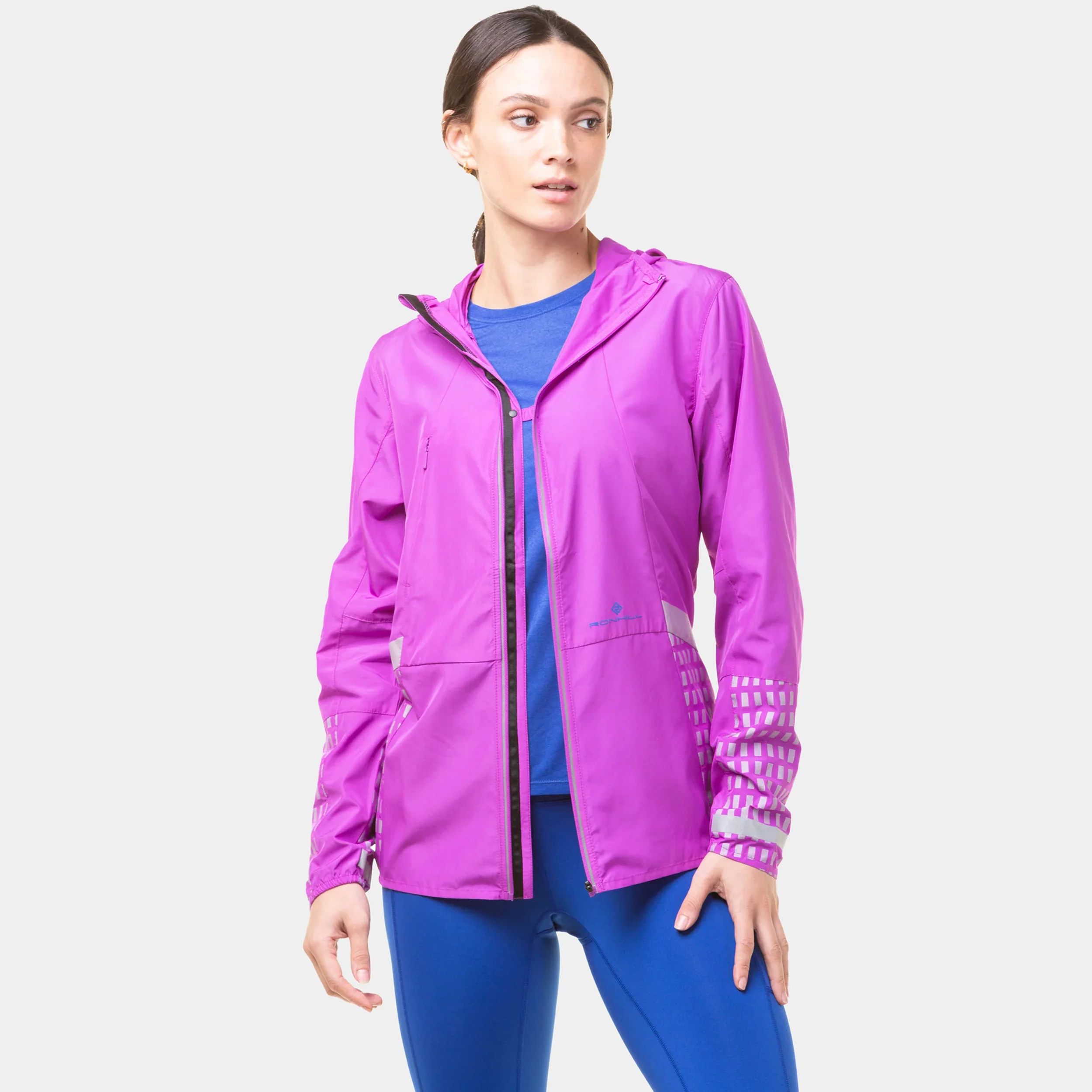 Tech Afterhours Laufjacke Damen-Lila - Image 3