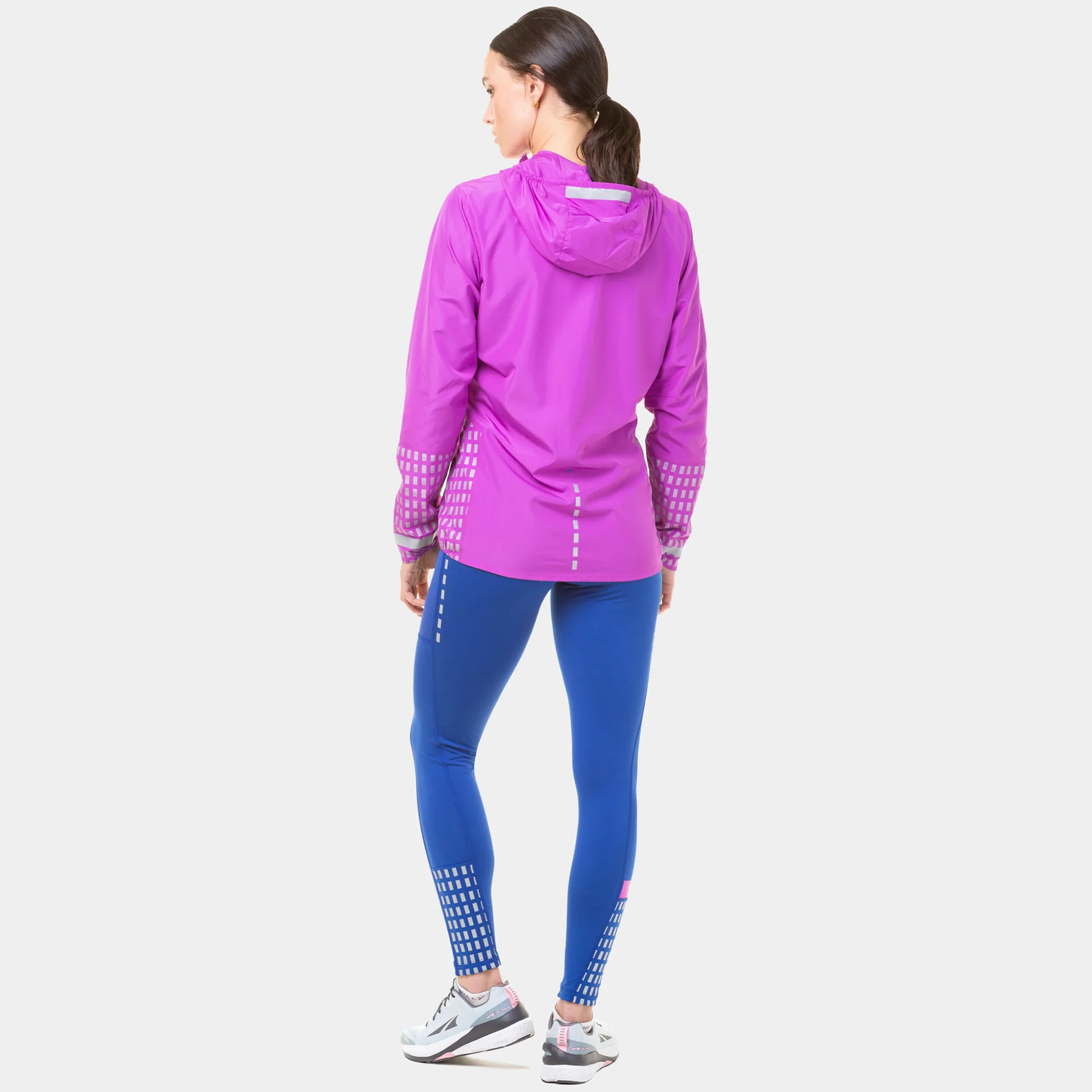 Tech Afterhours Laufjacke Damen-Lila - Image 4