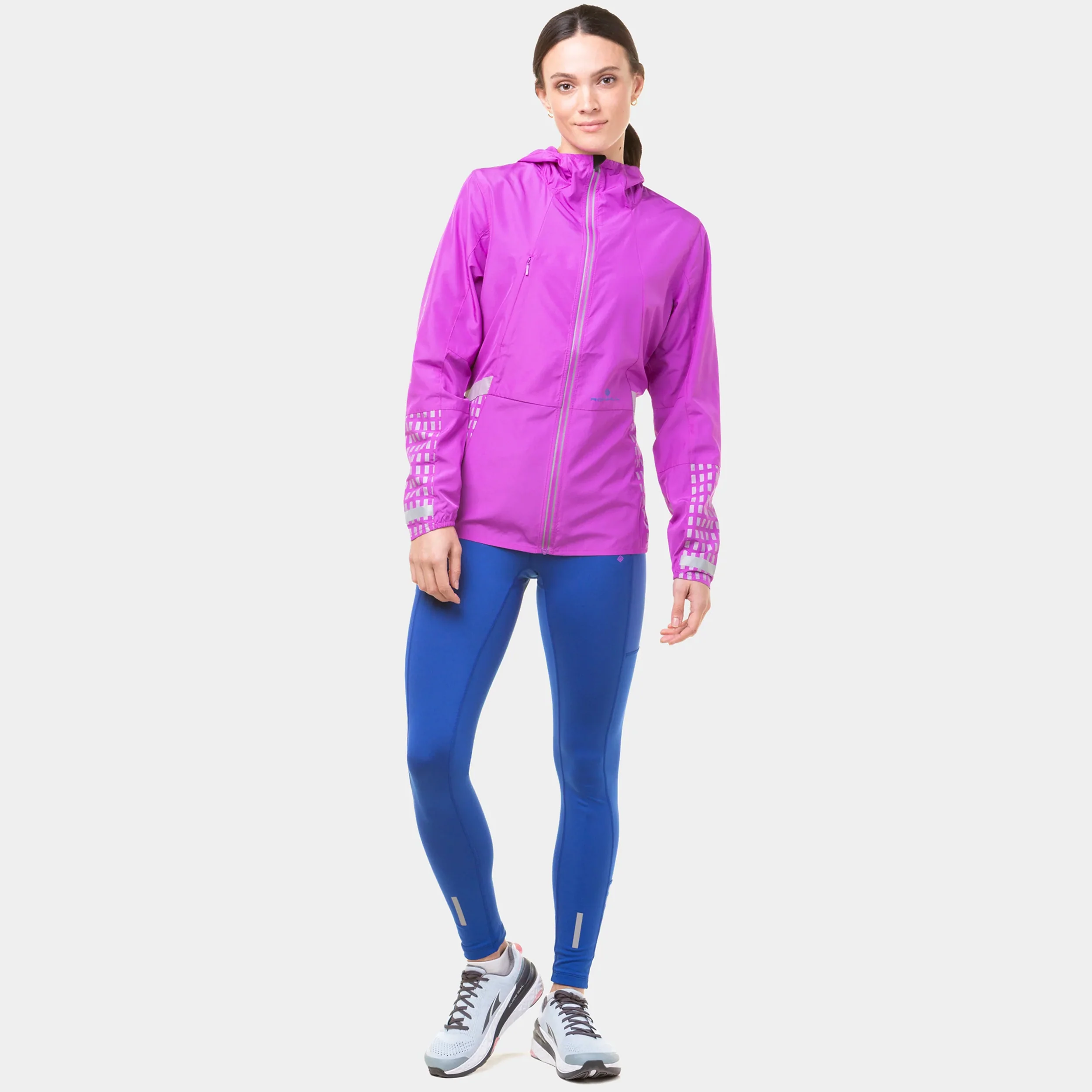 Tech Afterhours Laufjacke Damen-Lila - Image 5