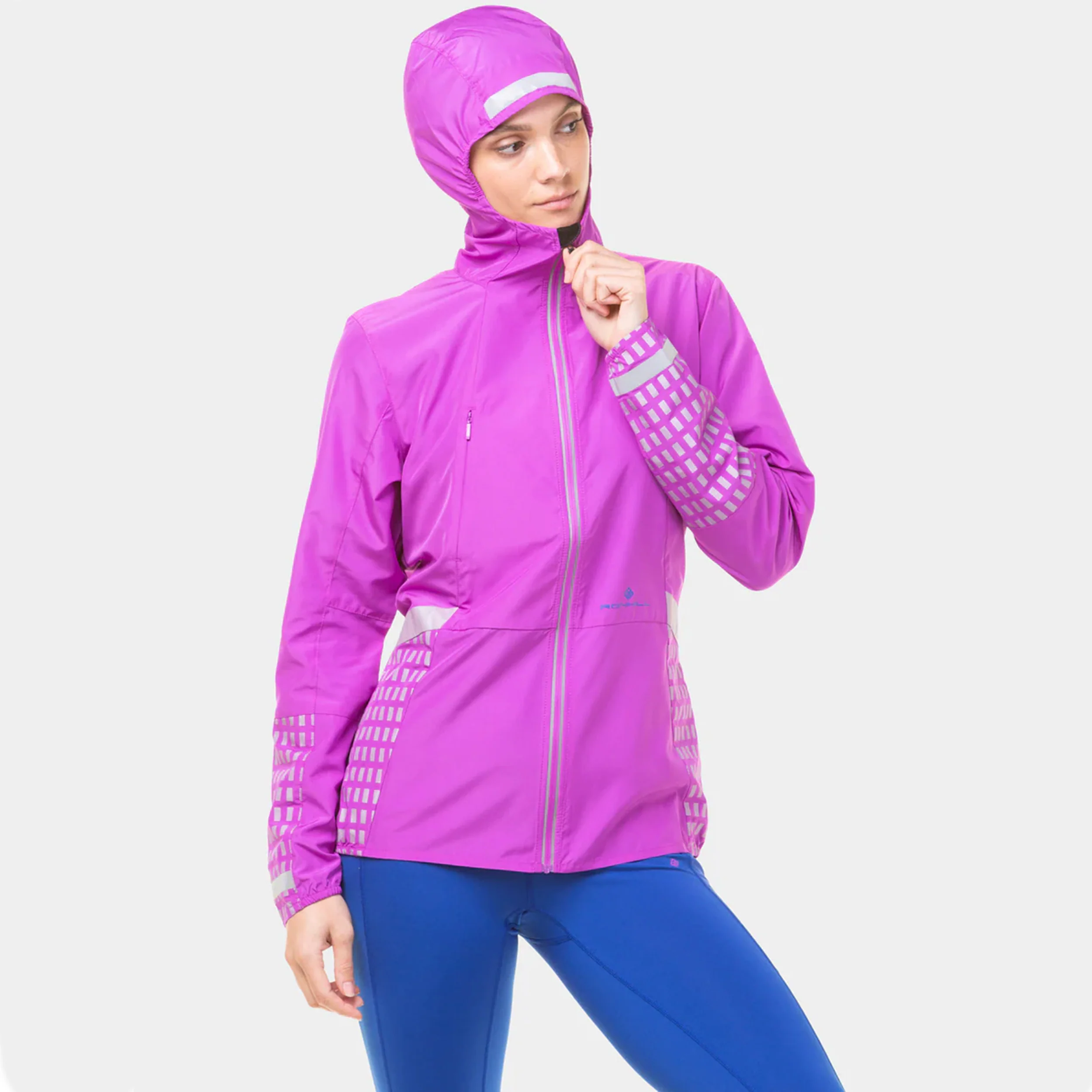 Tech Afterhours Laufjacke Damen-Lila - Image 6