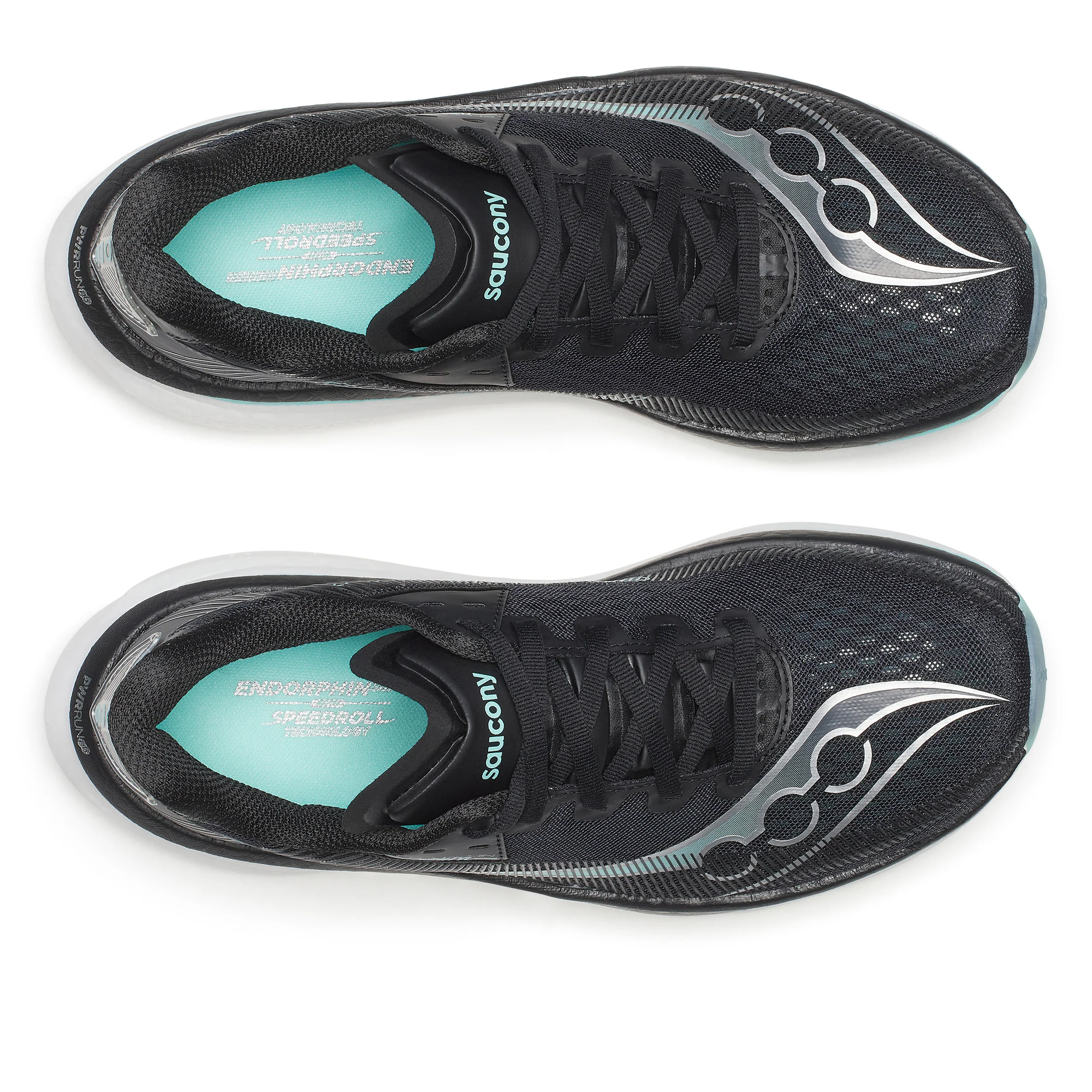 Endorphin Azura Neutralschuh Damen-schwarz, hellblau - Image 3