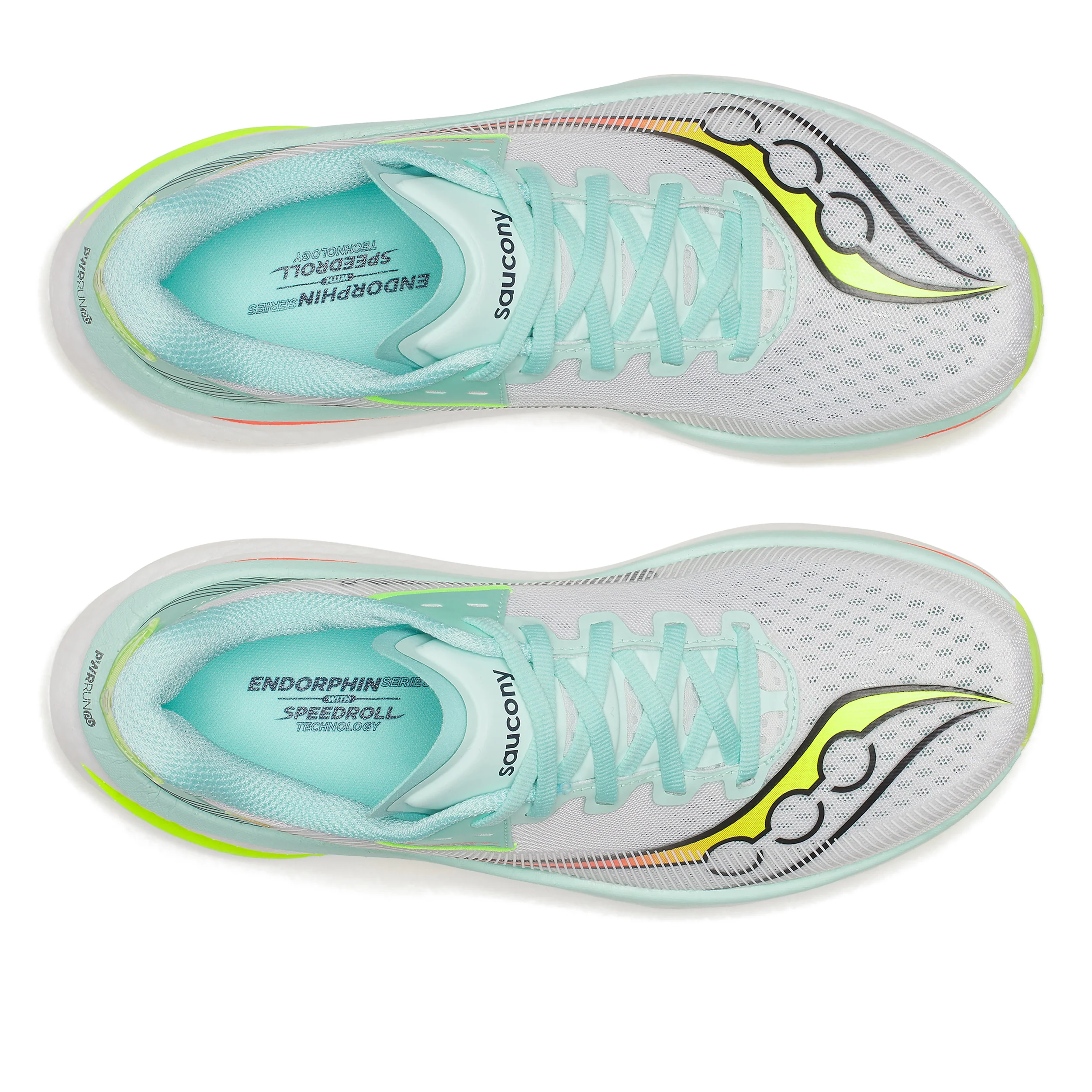 Endorphin Azura Neutralschuh Damen-weiß, türkis - Image 3
