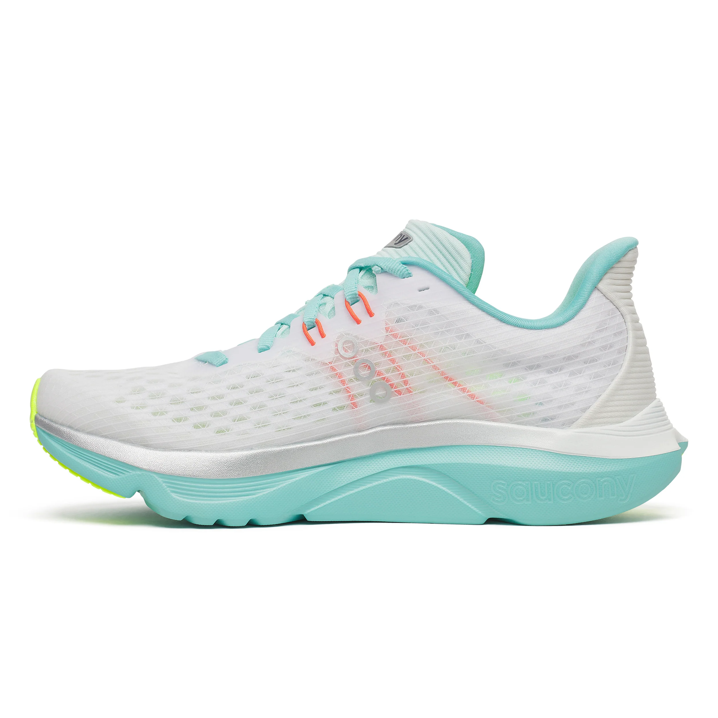 Kinvara 16 Neutralschuh Damen-weiß, türkis - Image 2