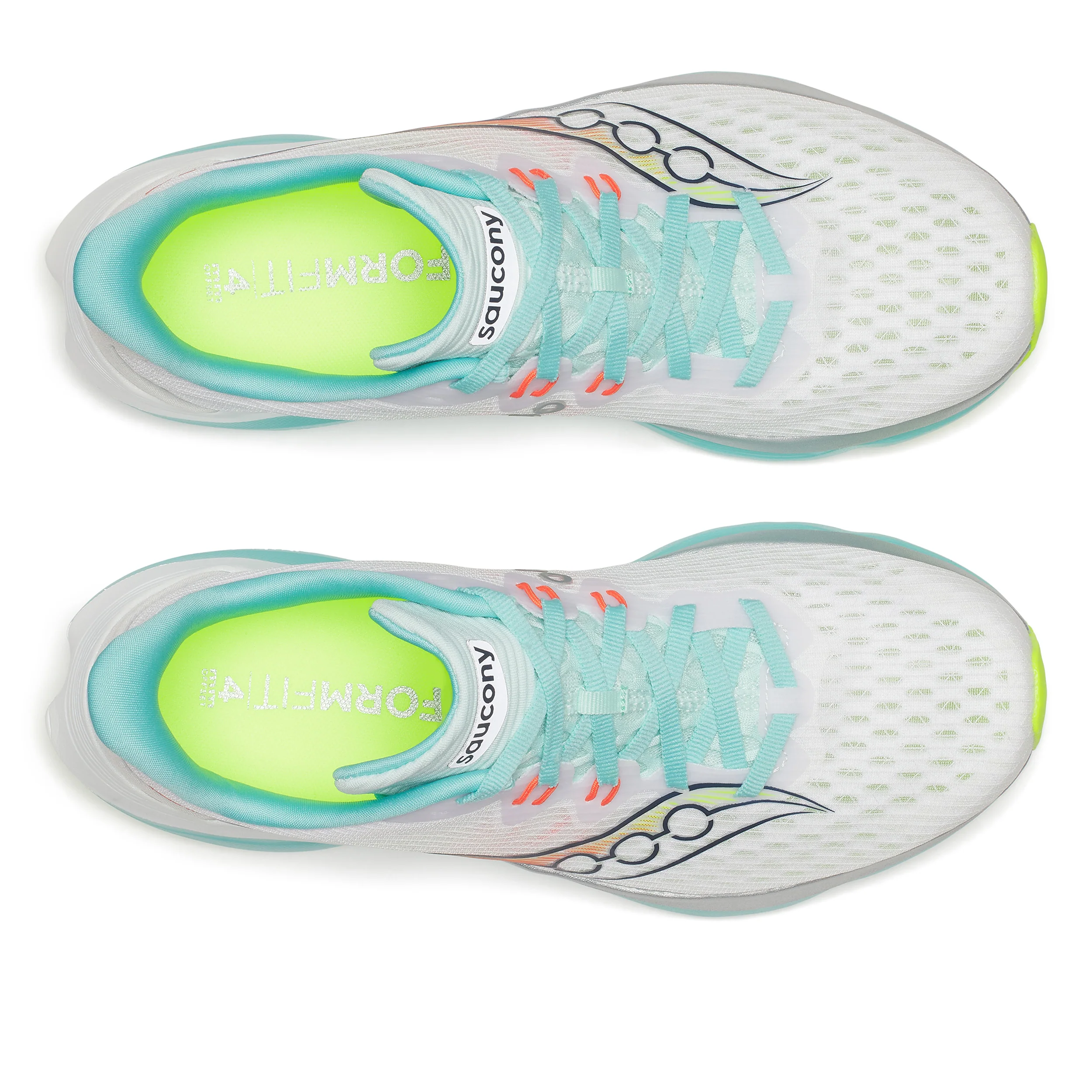 Kinvara 16 Neutralschuh Damen-weiß, türkis - Image 3