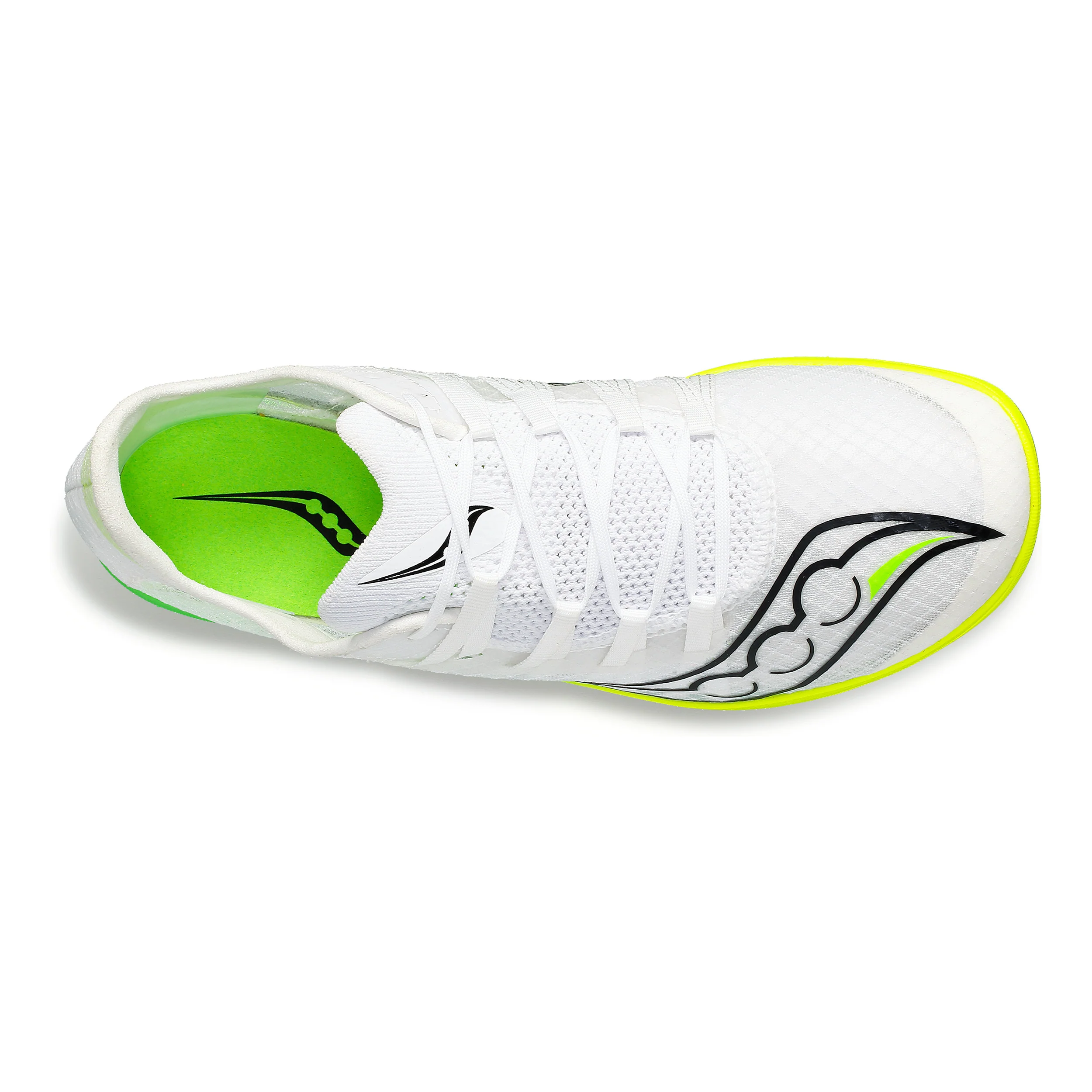 Terminal VT Spikeschuh Damen-Weiß,Neongrün - Image 3
