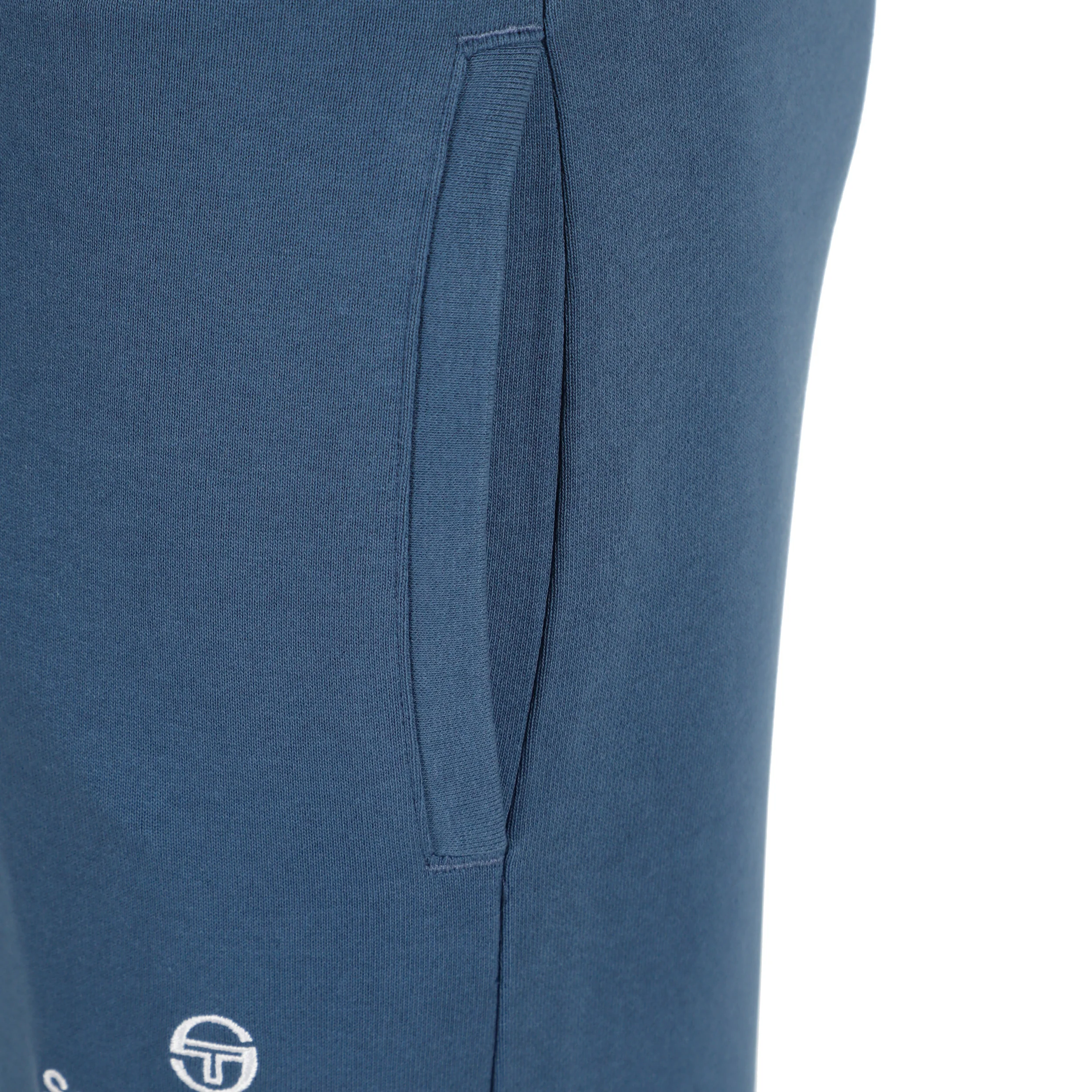 Bold 025 Fleece Trainingshose Herren - blau, weiß - Image 4