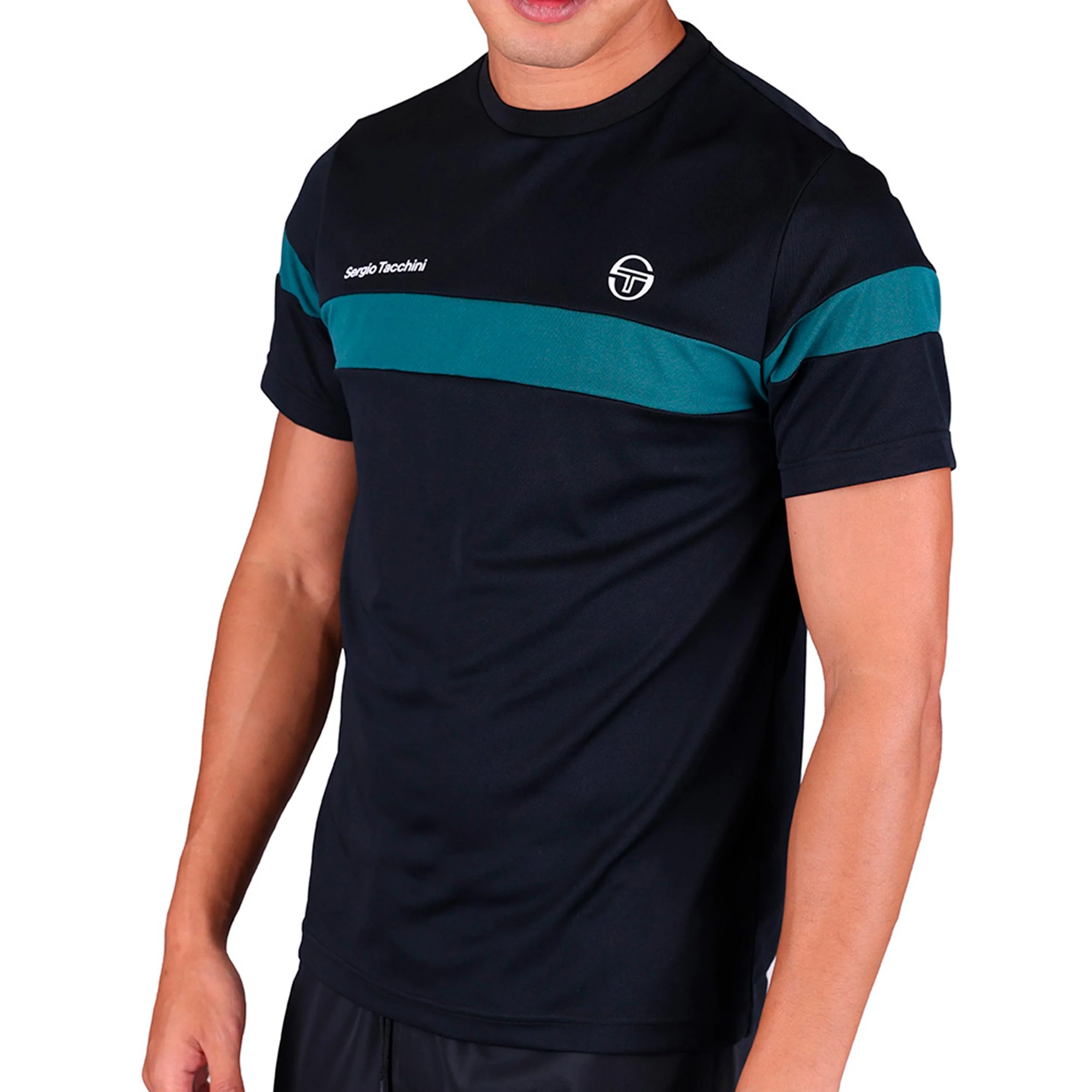Leone PL T-Shirt Herren - schwarz, petrol - Image 3