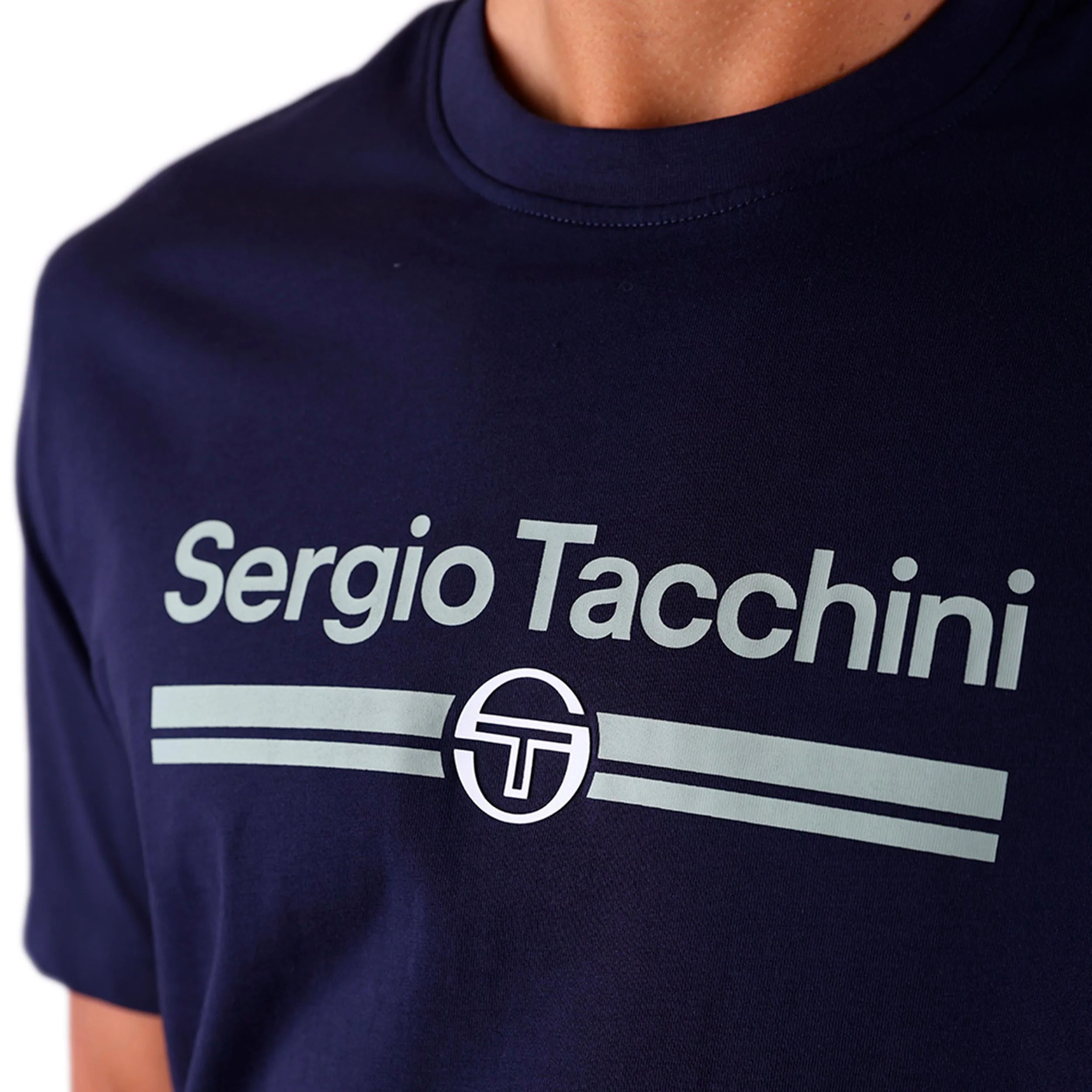 Marchio Co T-Shirt Herren - dunkelblau, weiß - Image 4