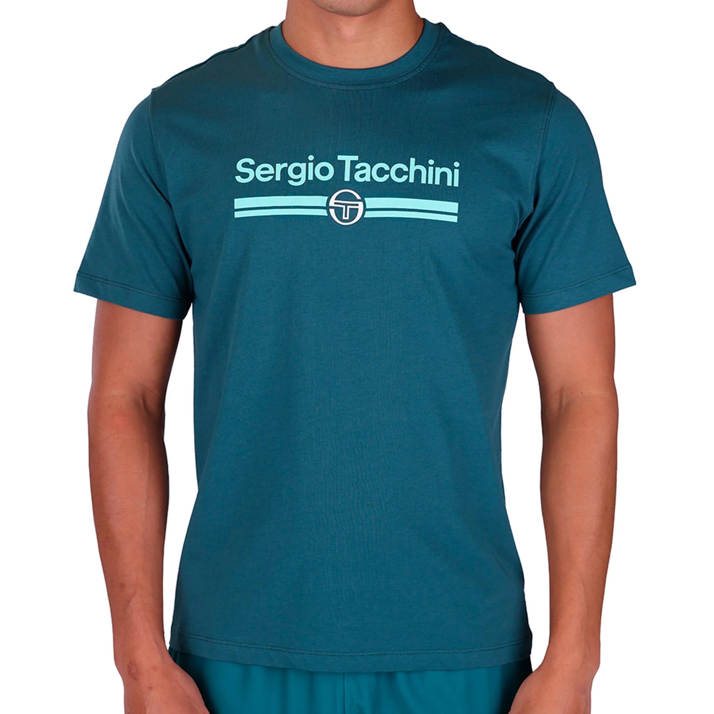 Marchio Co T-Shirt Herren - dunkelgrün, weiß